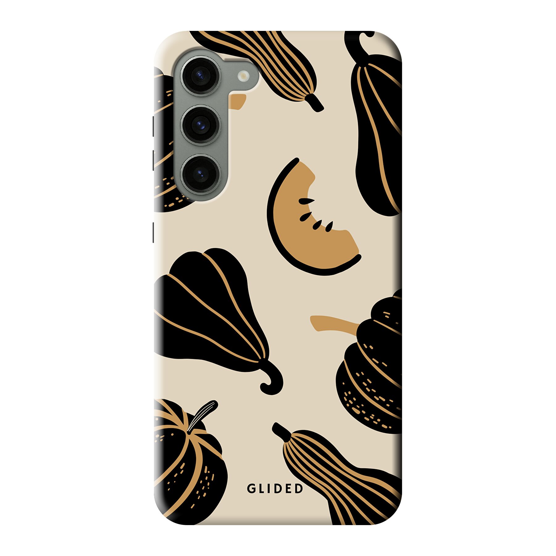 Obraz produktu Beige and Black Pumpkin - Samsung Galaxy S23 Plus Etui na telefon