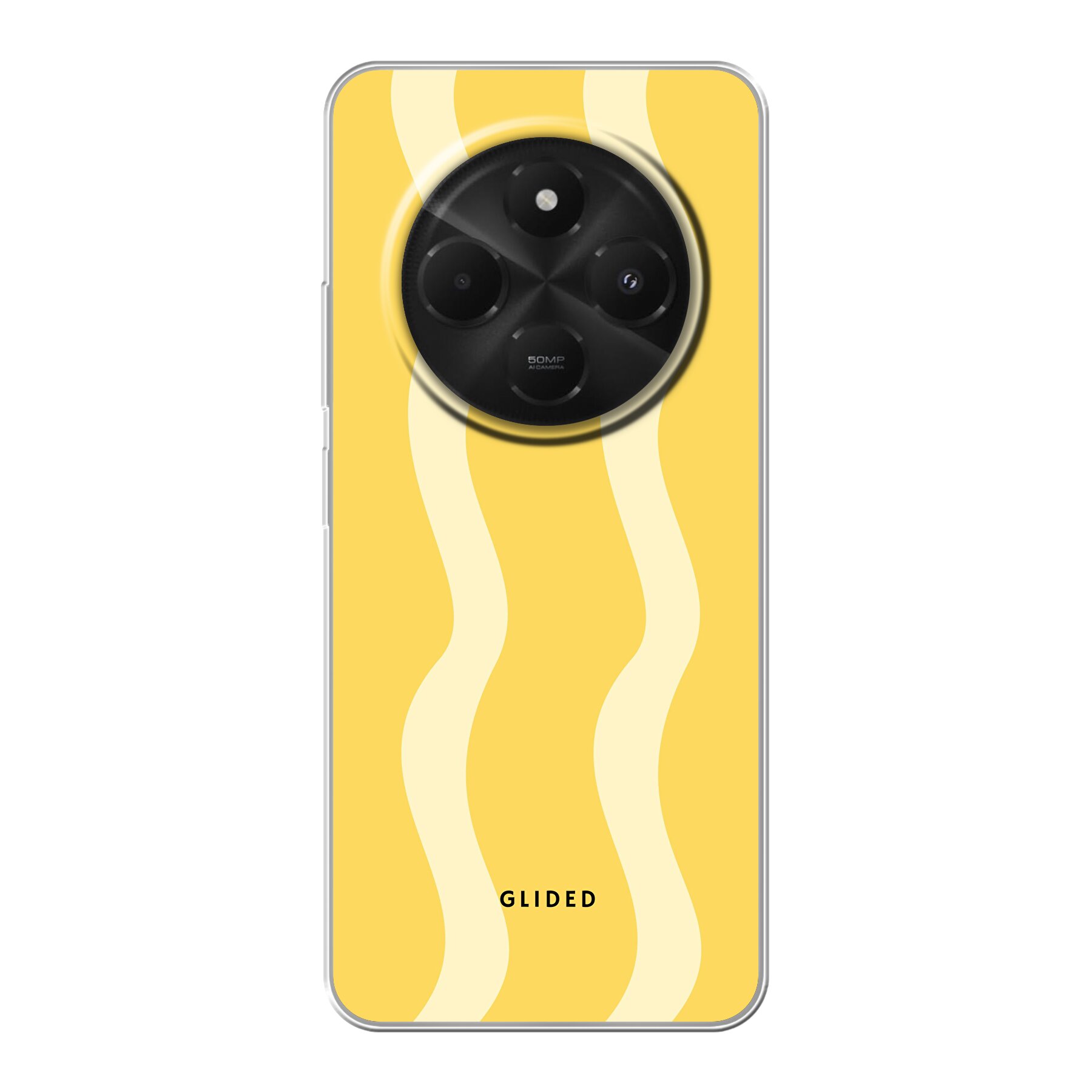 Productafbeelding Yellow Wavy - Xiaomi Redmi 14C Handyhülle