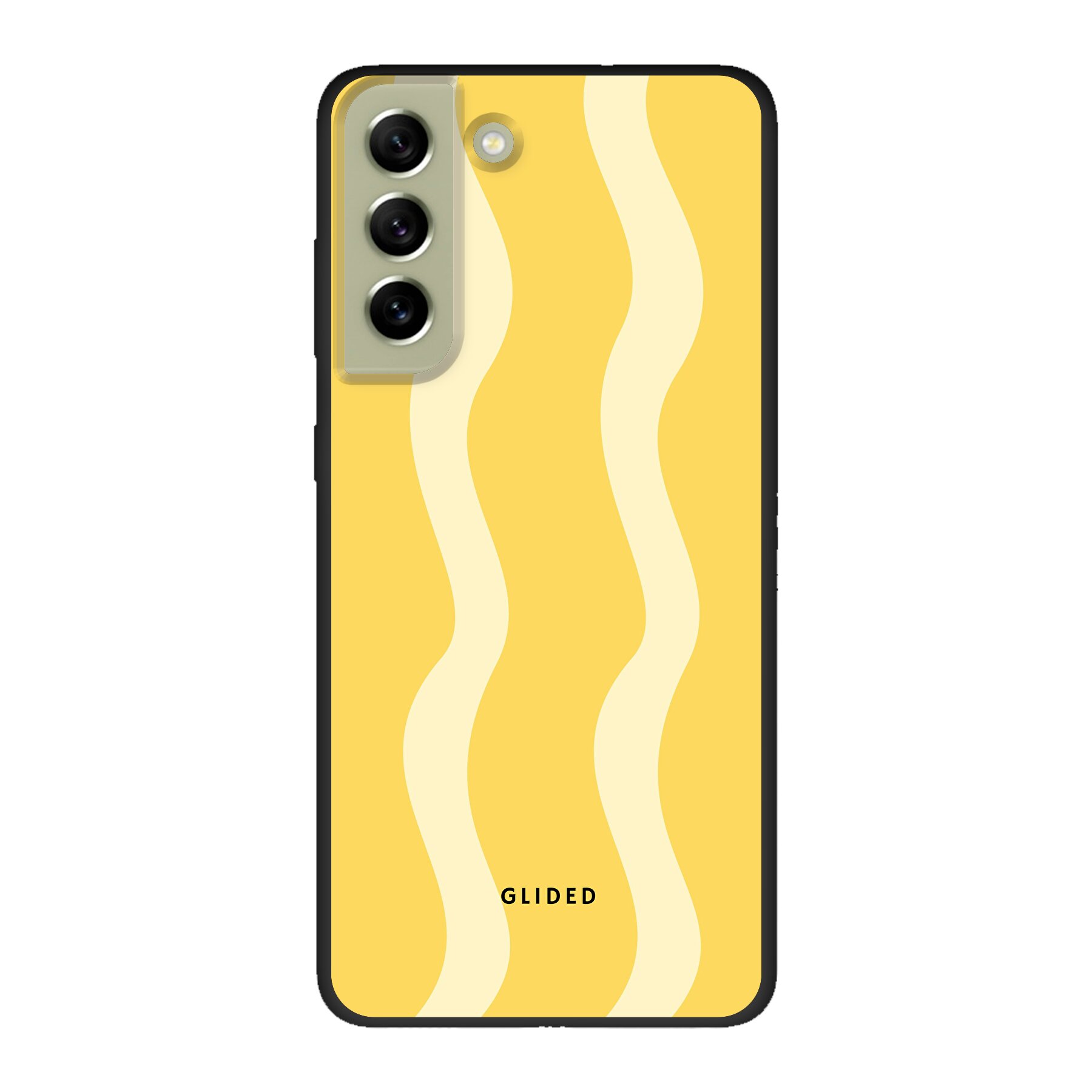 Yellow Wavy - Samsung Galaxy S21 FE Handyhülle