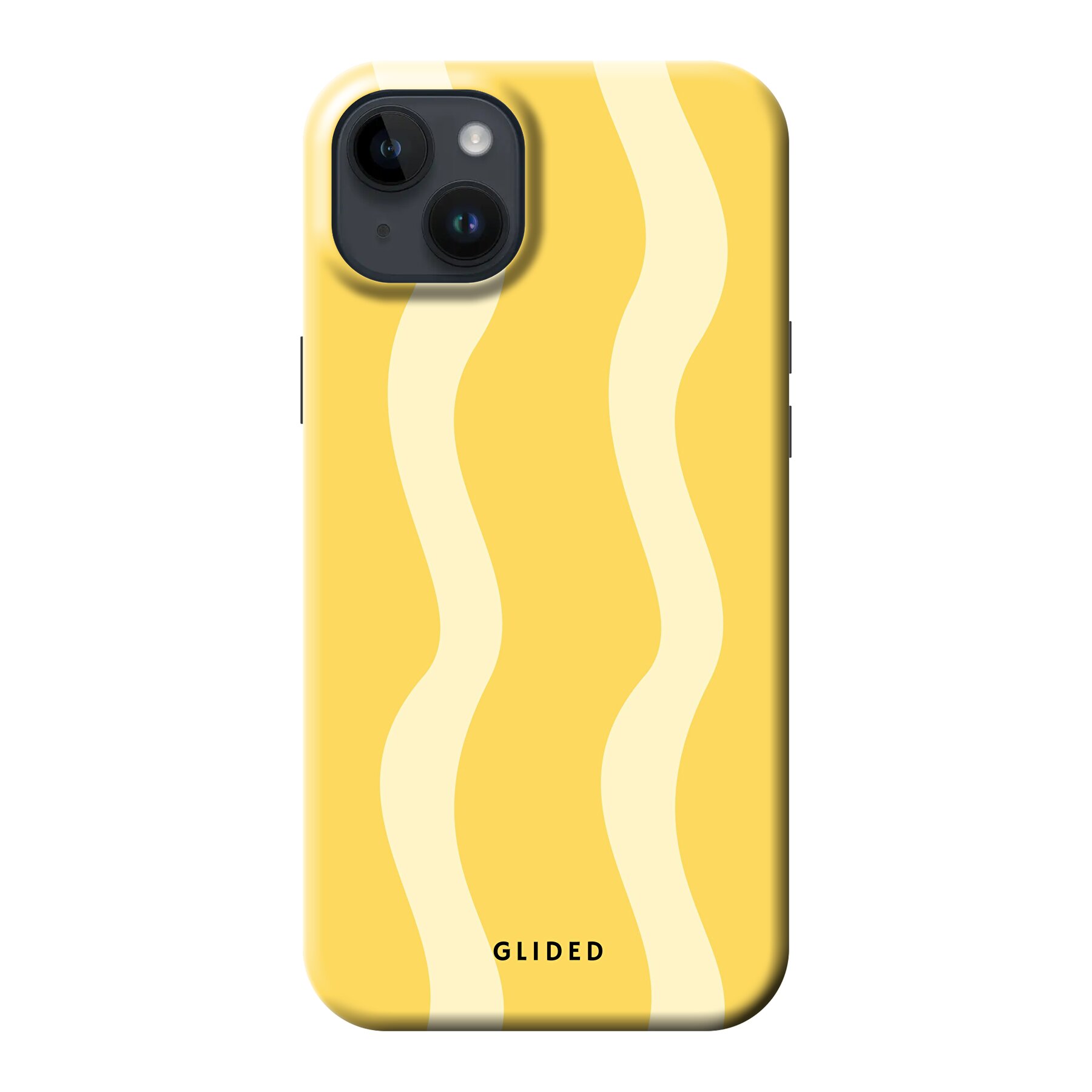 Image du produit Yellow Wavy - iPhone 14 Plus Coque de téléphone