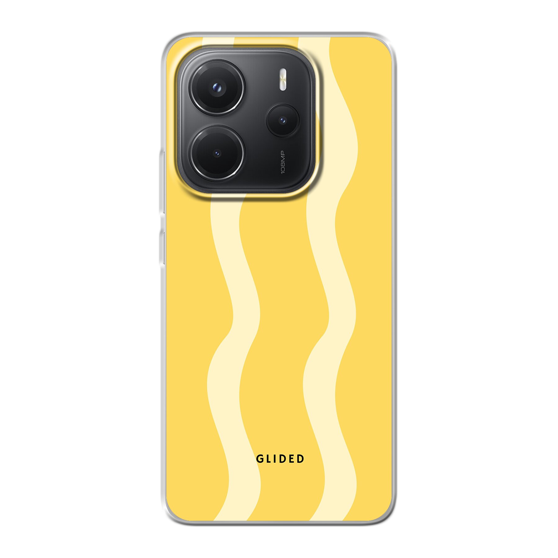 Produktbild Yellow Wavy - Xiaomi Redmi Note 14 4G Handyhülle