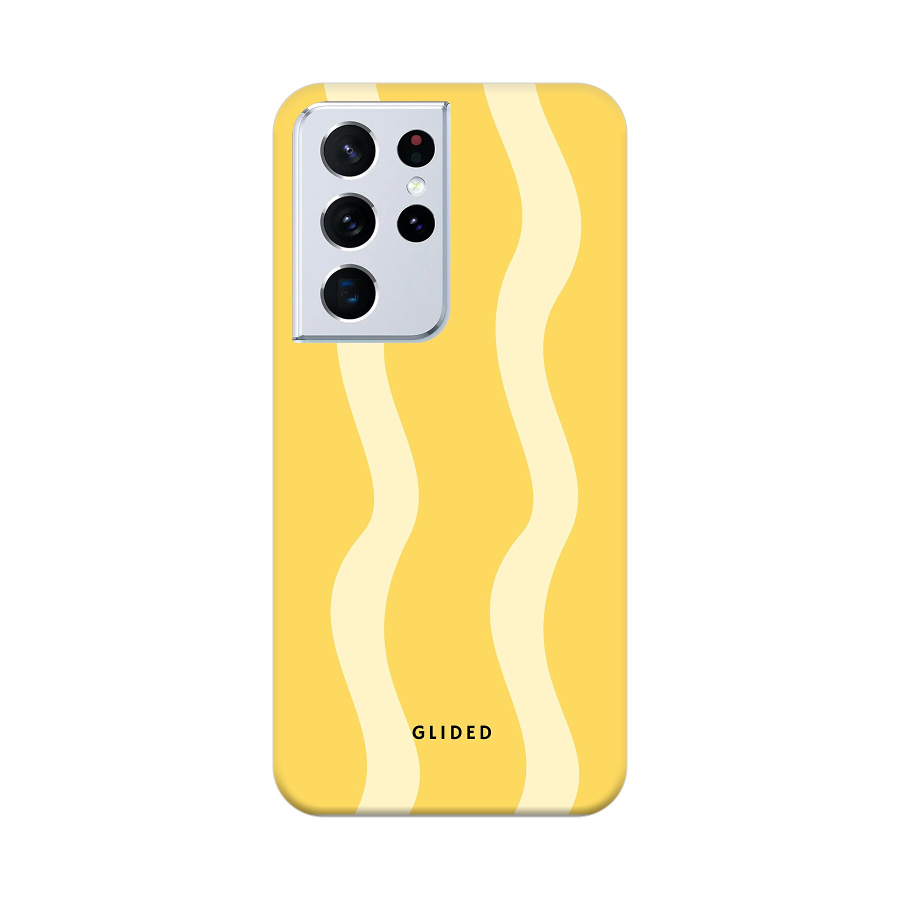 Obraz produktu Yellow Wavy - Samsung Galaxy S21 Ultra 5G Etui na telefon