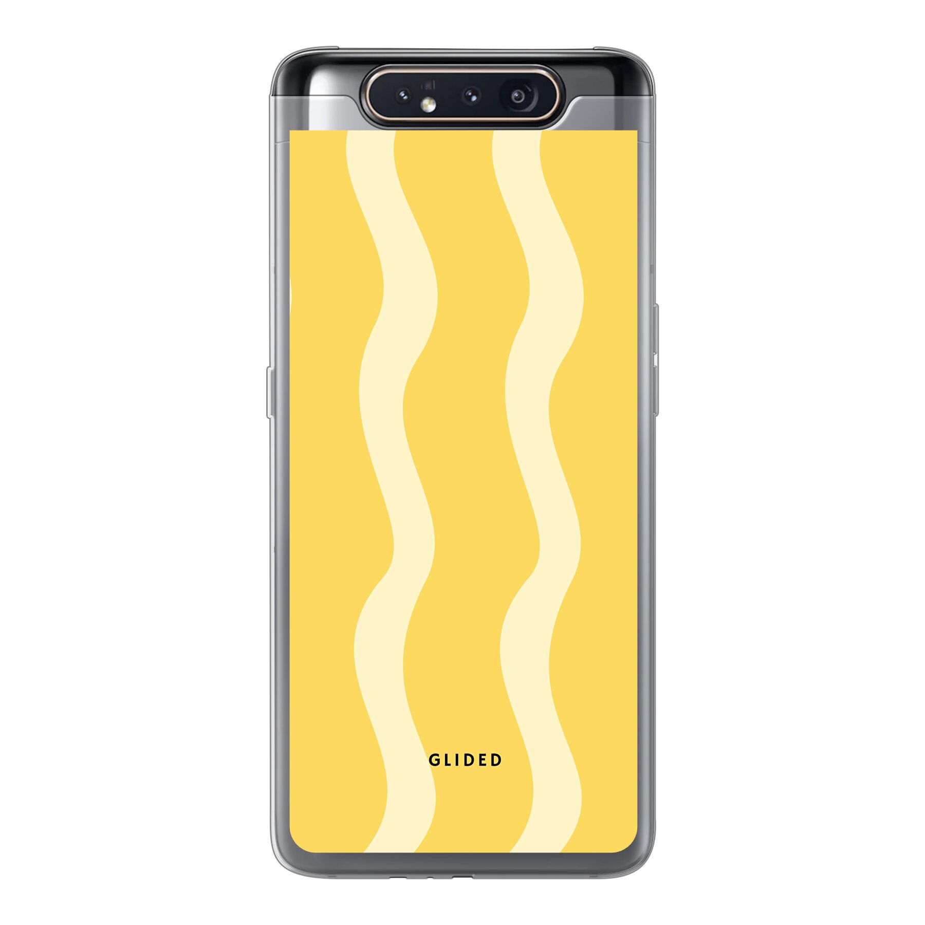 Product image Yellow Wavy - Samsung Galaxy A80 Phone case