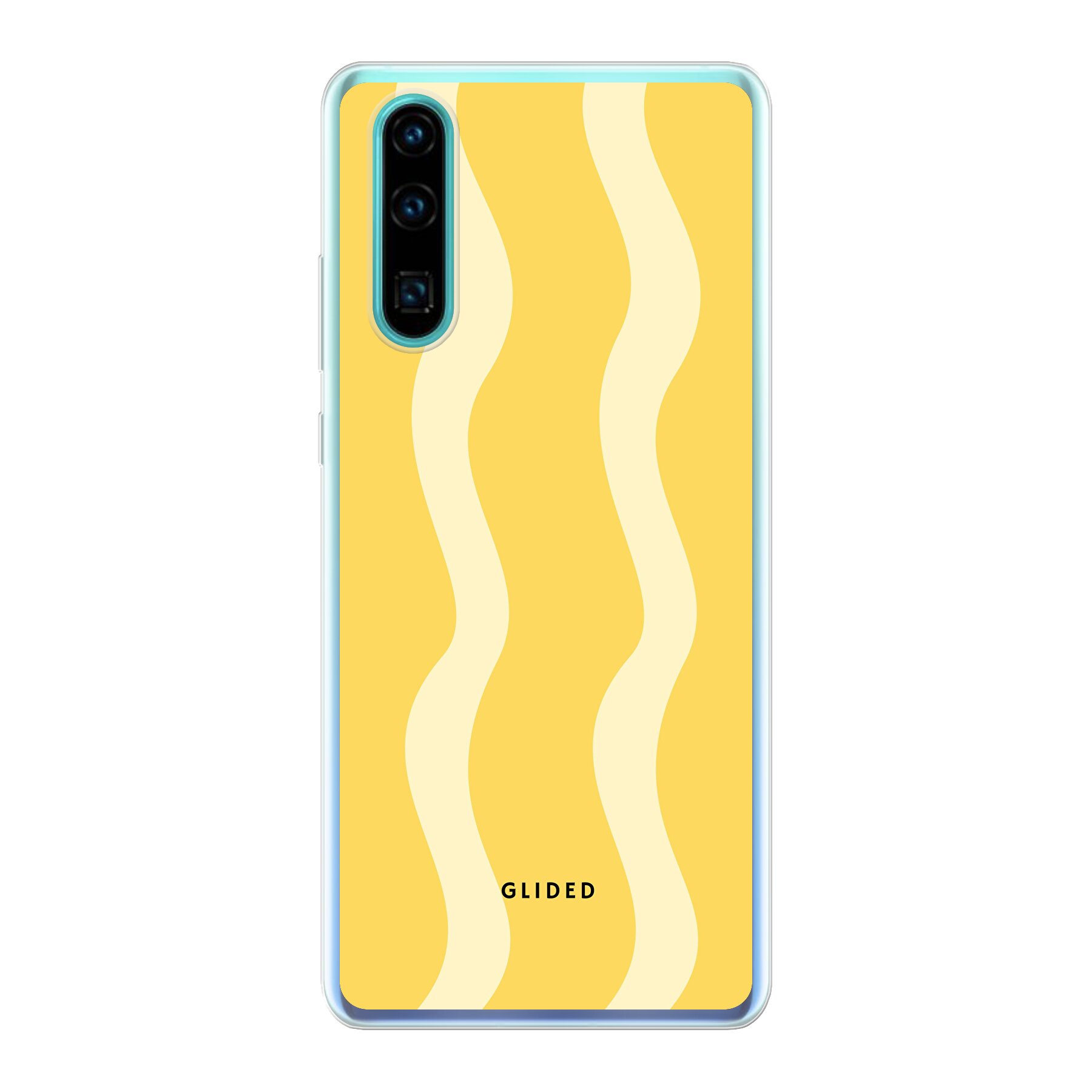 Productafbeelding Yellow Wavy - Huawei P30 Handyhülle