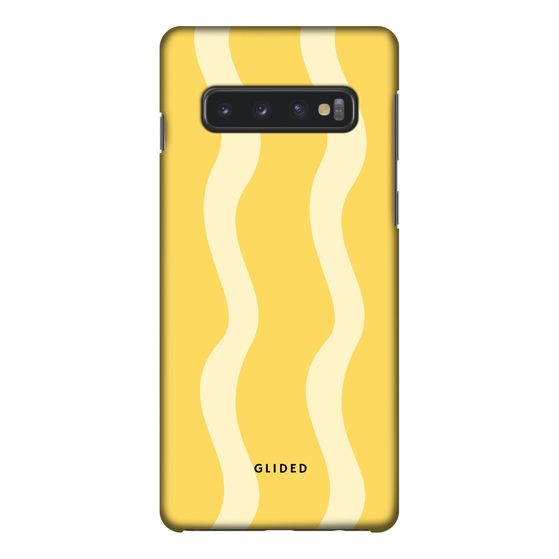 Produktbild Yellow Wavy - Samsung Galaxy S10 Handyhülle