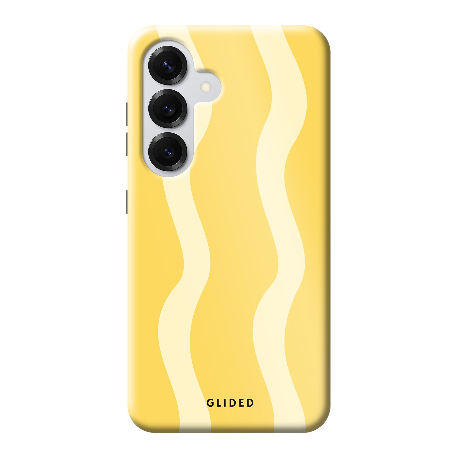 Tuotekuva Yellow Wavy - Samsung Galaxy S25 Puhelimen suojakuori