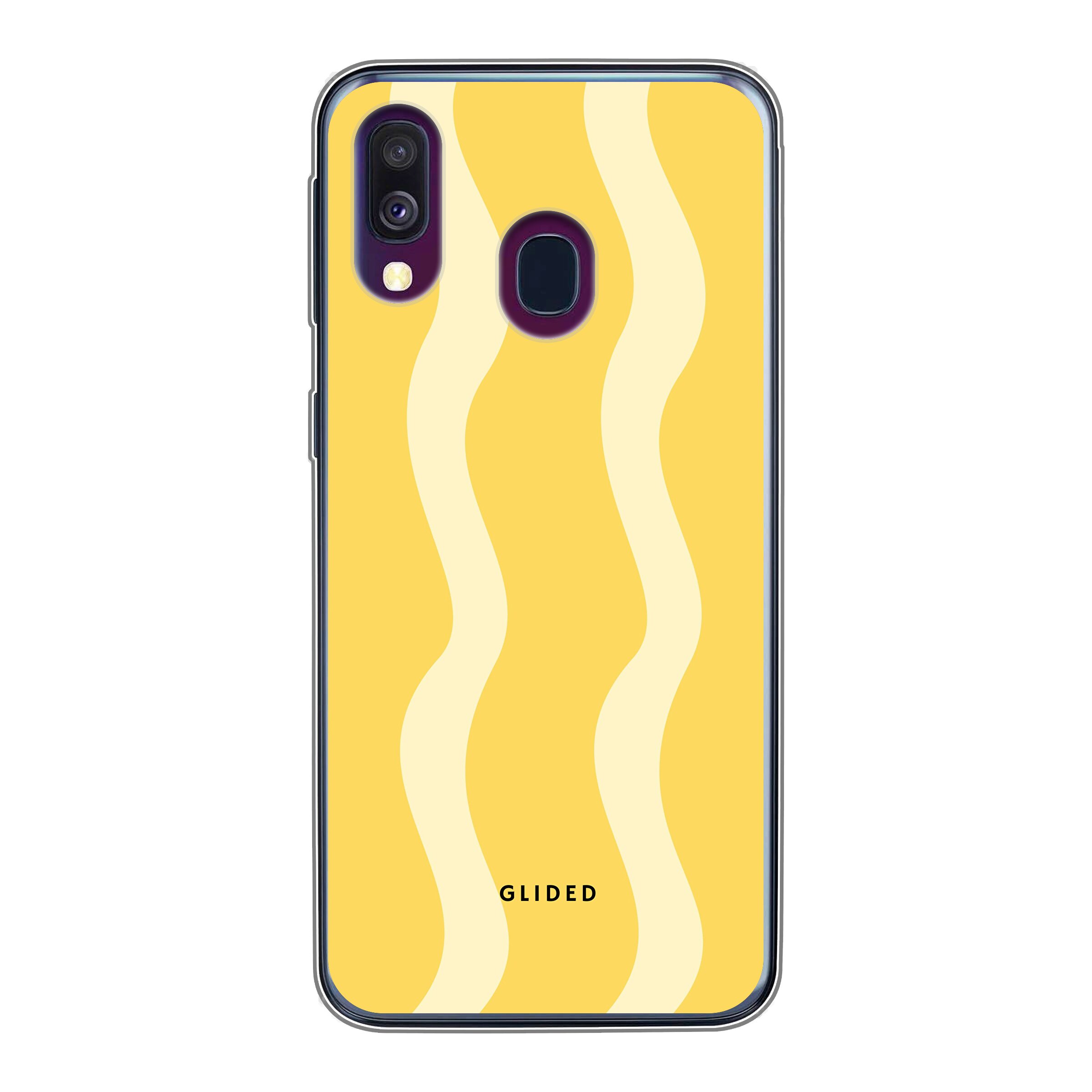 Obraz produktu Yellow Wavy - Samsung Galaxy A40 Etui na telefon