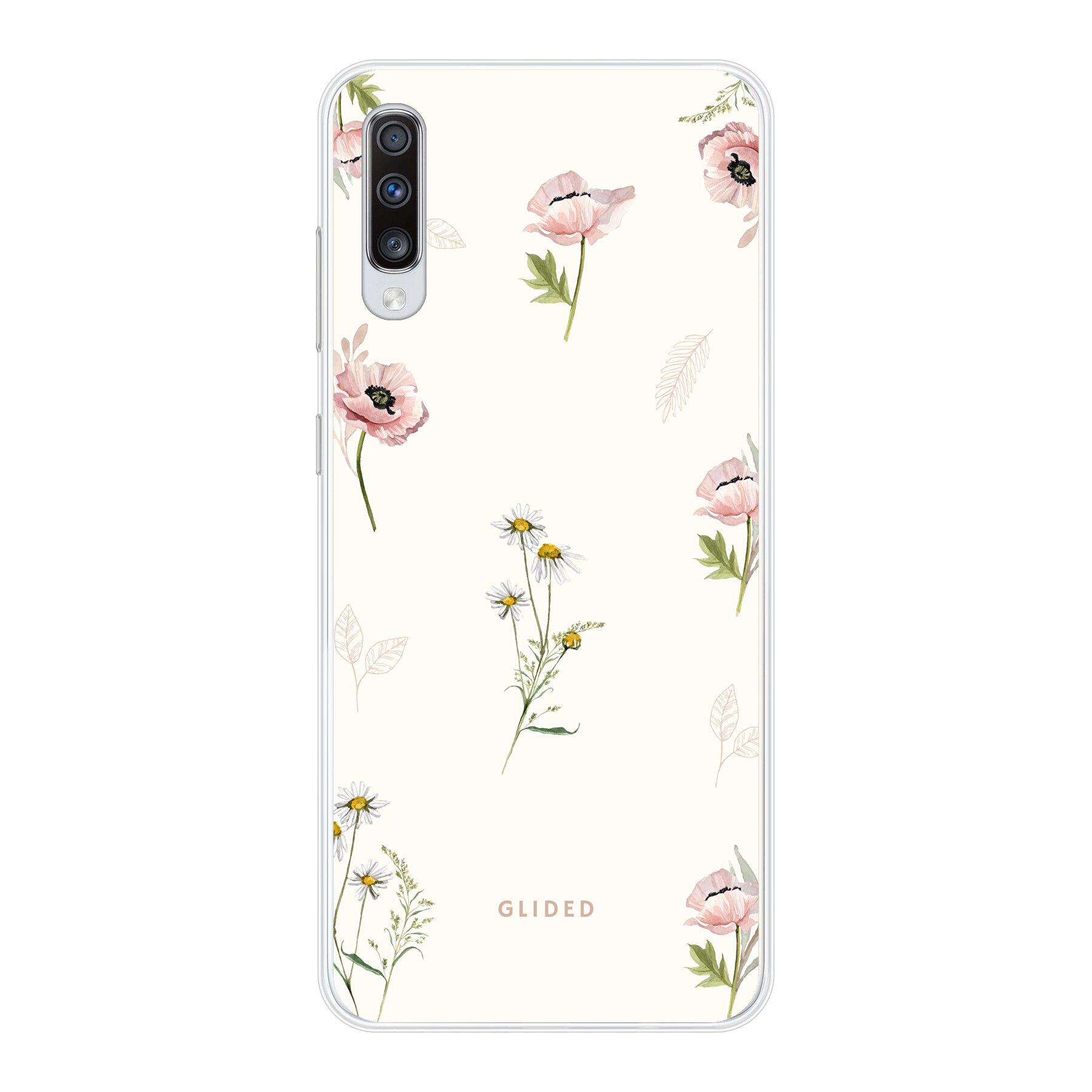Pink Flower Time - Samsung Galaxy A70 Handyhülle