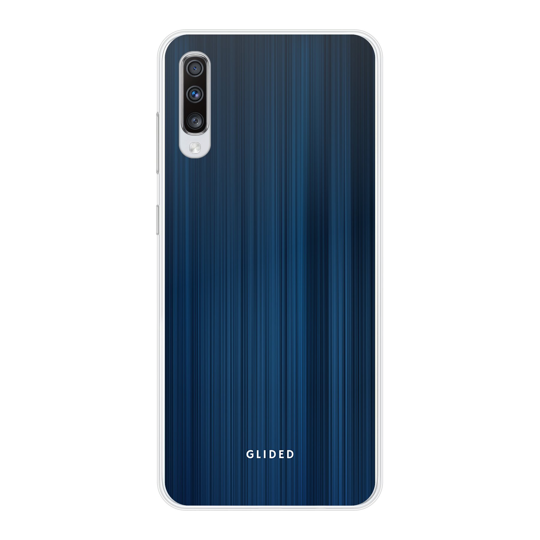 Abstract Blue - Samsung Galaxy A70 Handyhülle