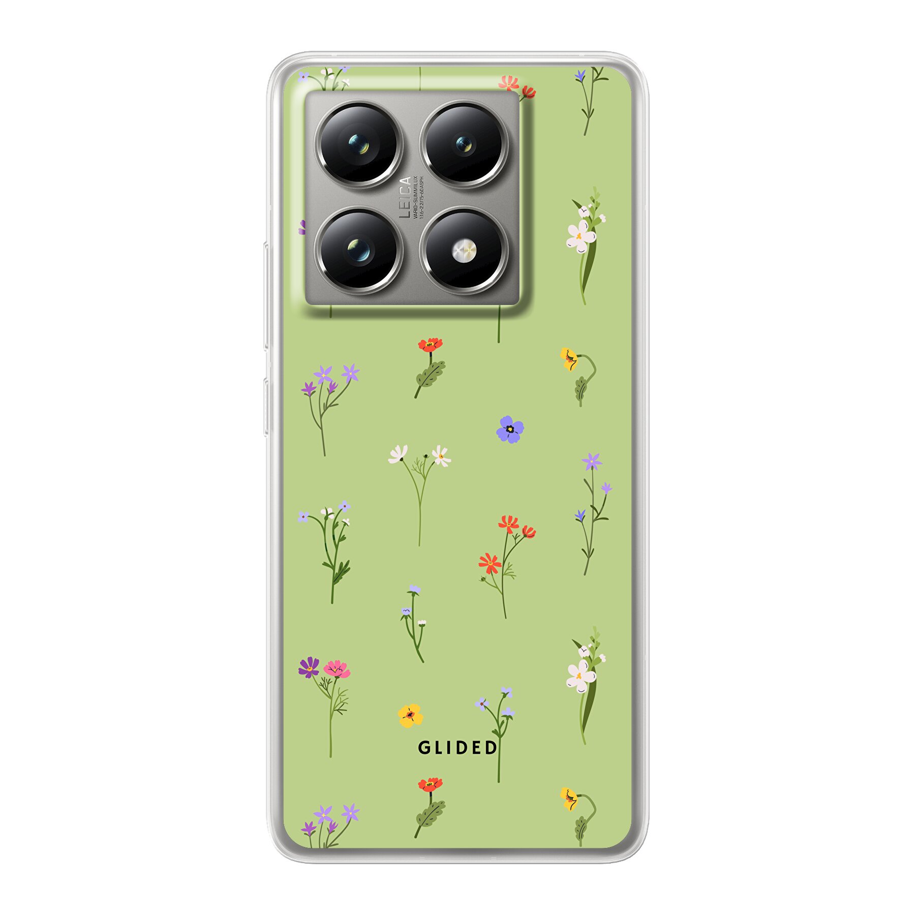 Green Floral - Xiaomi 14T Pro Handyhülle