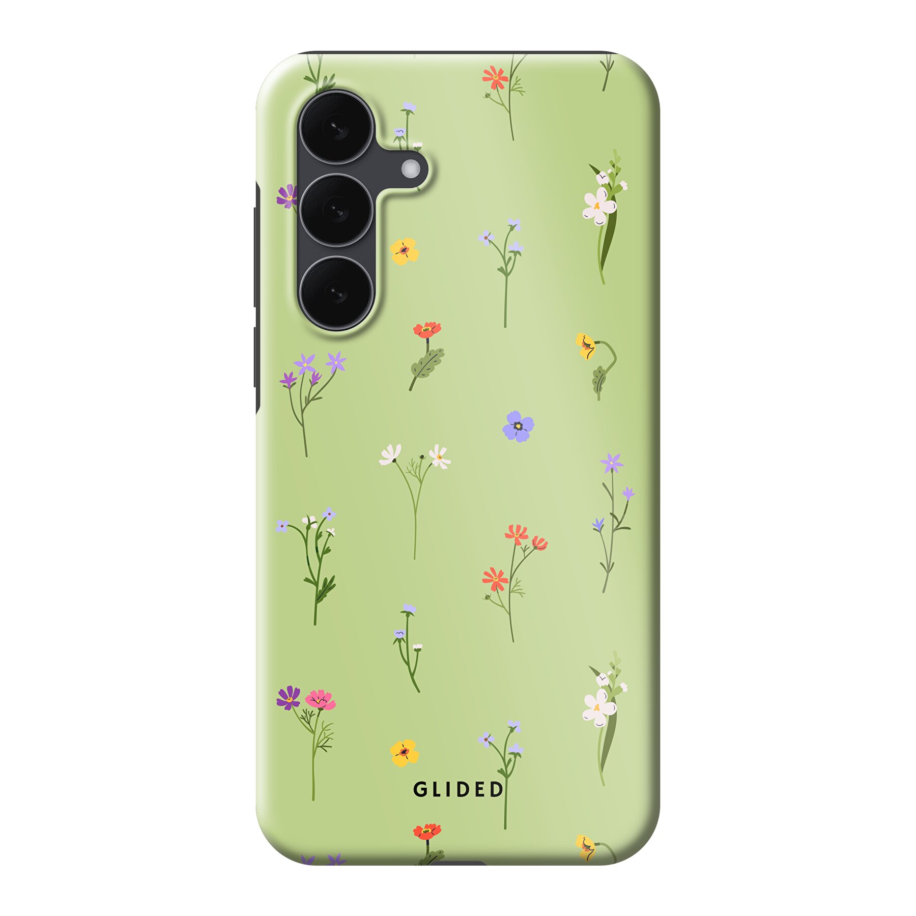 Izdelek slika Green Floral - Samsung Galaxy S25 FE Ohišje za telefon