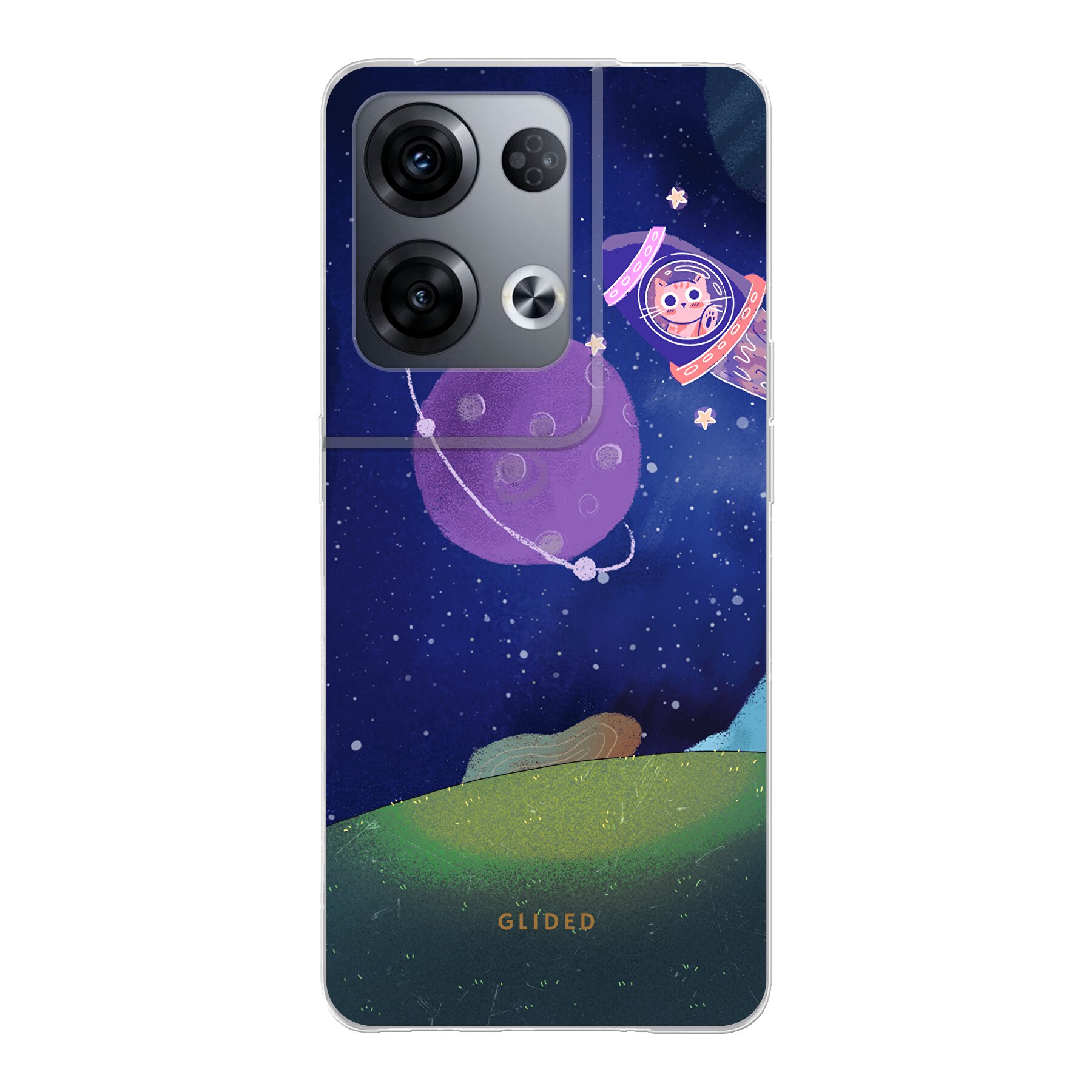 Galaxy Cat - Oppo Reno8 Pro Handyhülle
