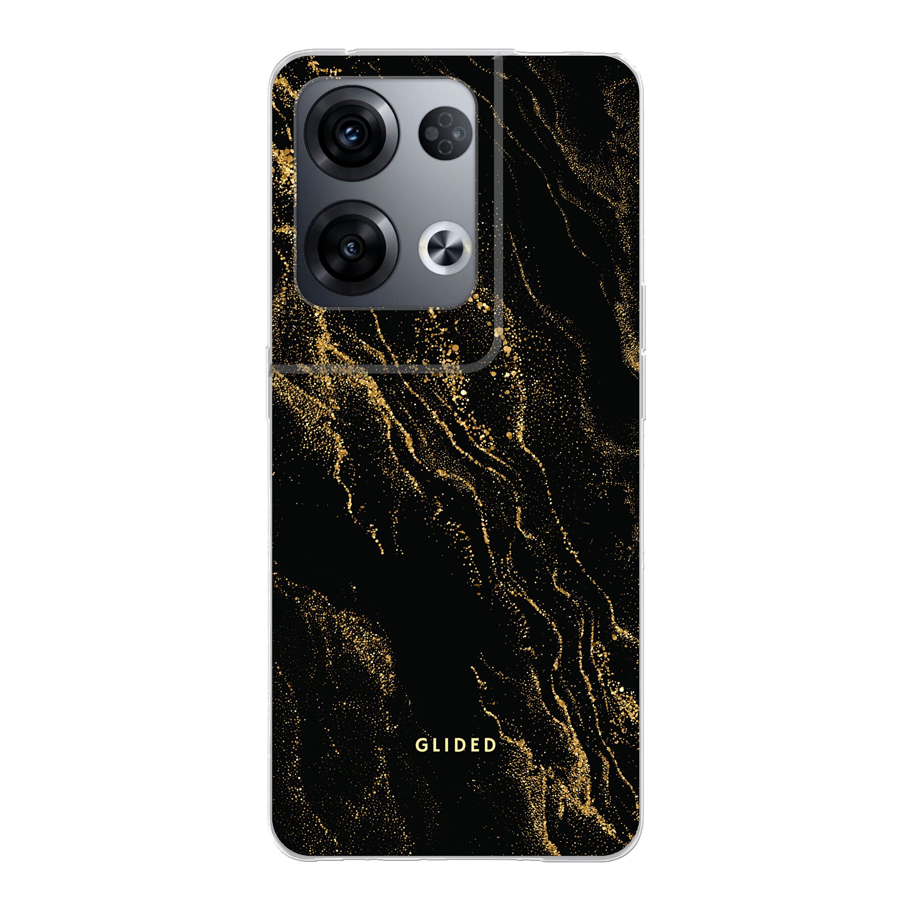 Black Marble - Oppo Reno8 Pro Handyhülle