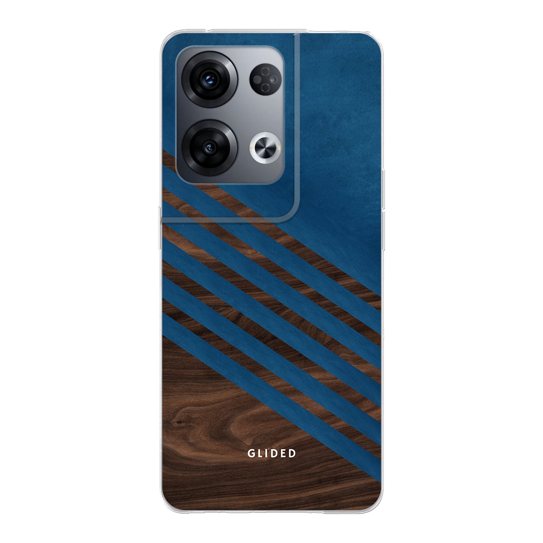 Blue Wood - Oppo Reno8 Pro Handyhülle