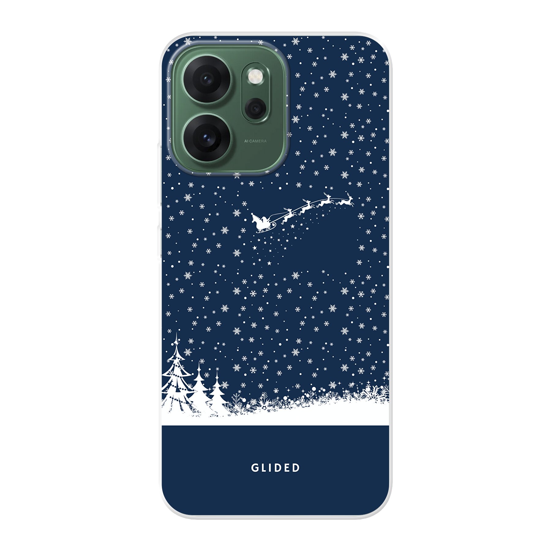 Flying Santa - Oppo Reno14 F Handyhülle