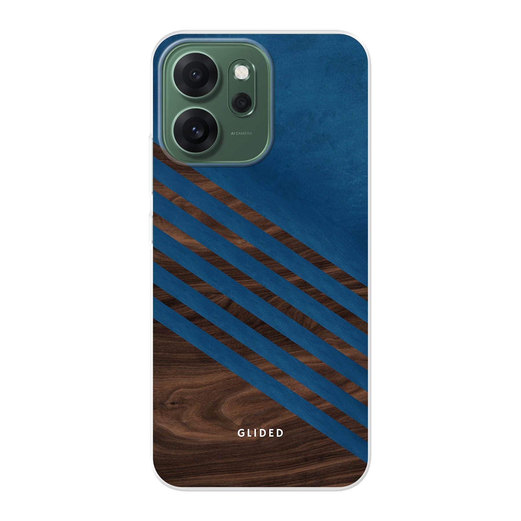 Blue Wood - Oppo Reno14 F Handyhülle