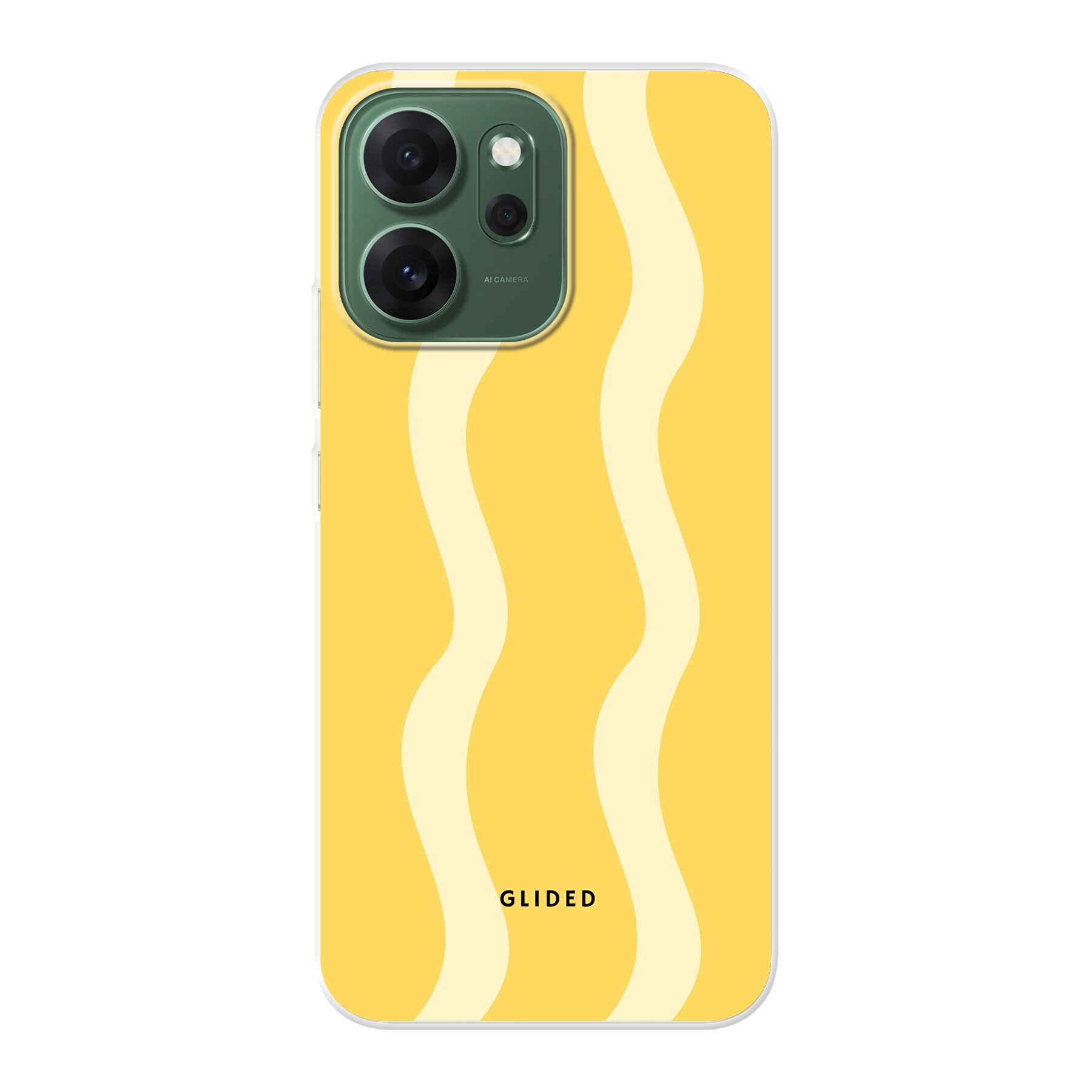 Yellow Wavy - Oppo Reno14 F Handyhülle