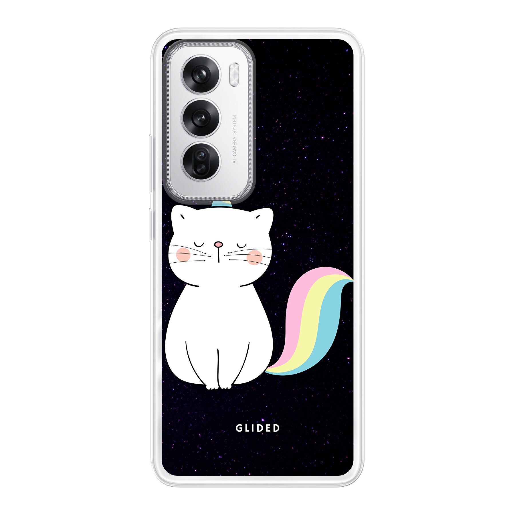 Unicorn Cat - Oppo Reno12 Handyhülle
