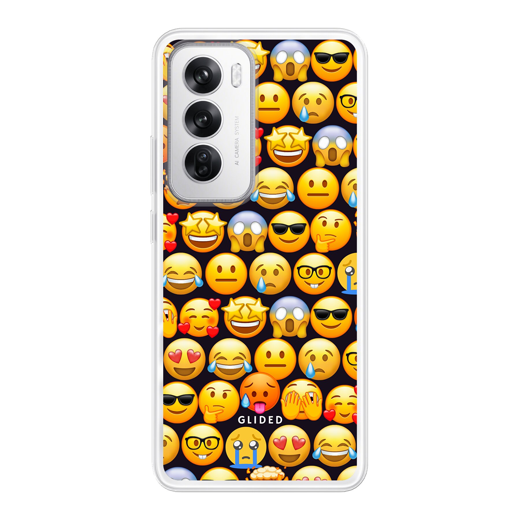 Emoji Town - Oppo Reno12 Handyhülle