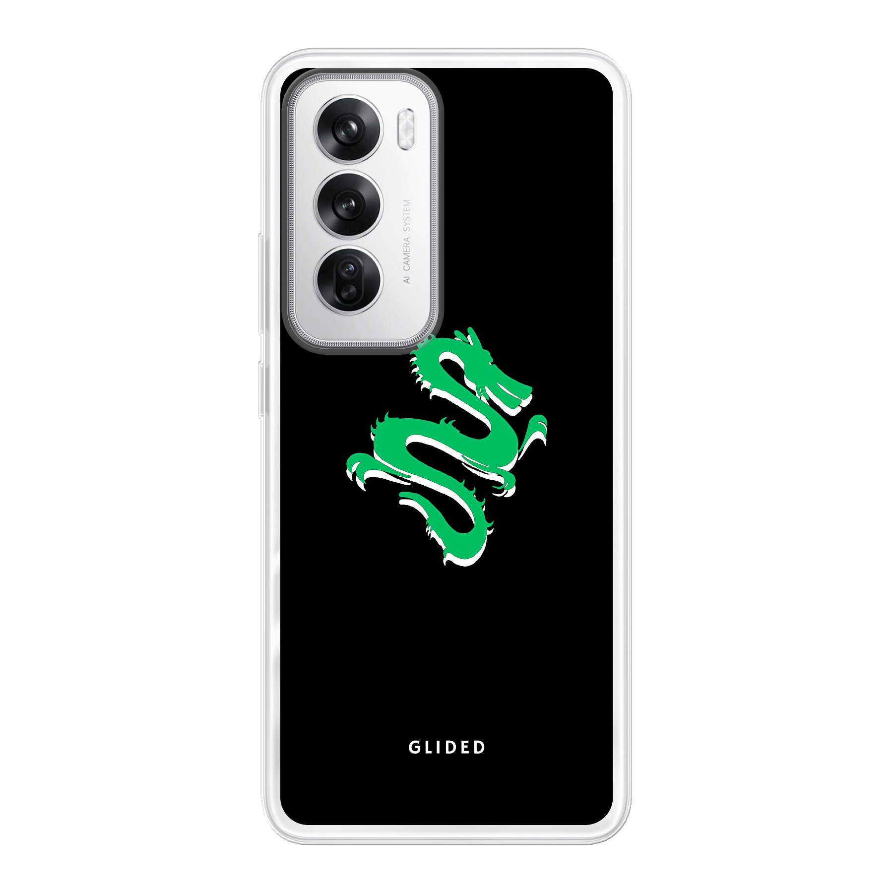 Emerald Dragon - Oppo Reno12 Handyhülle