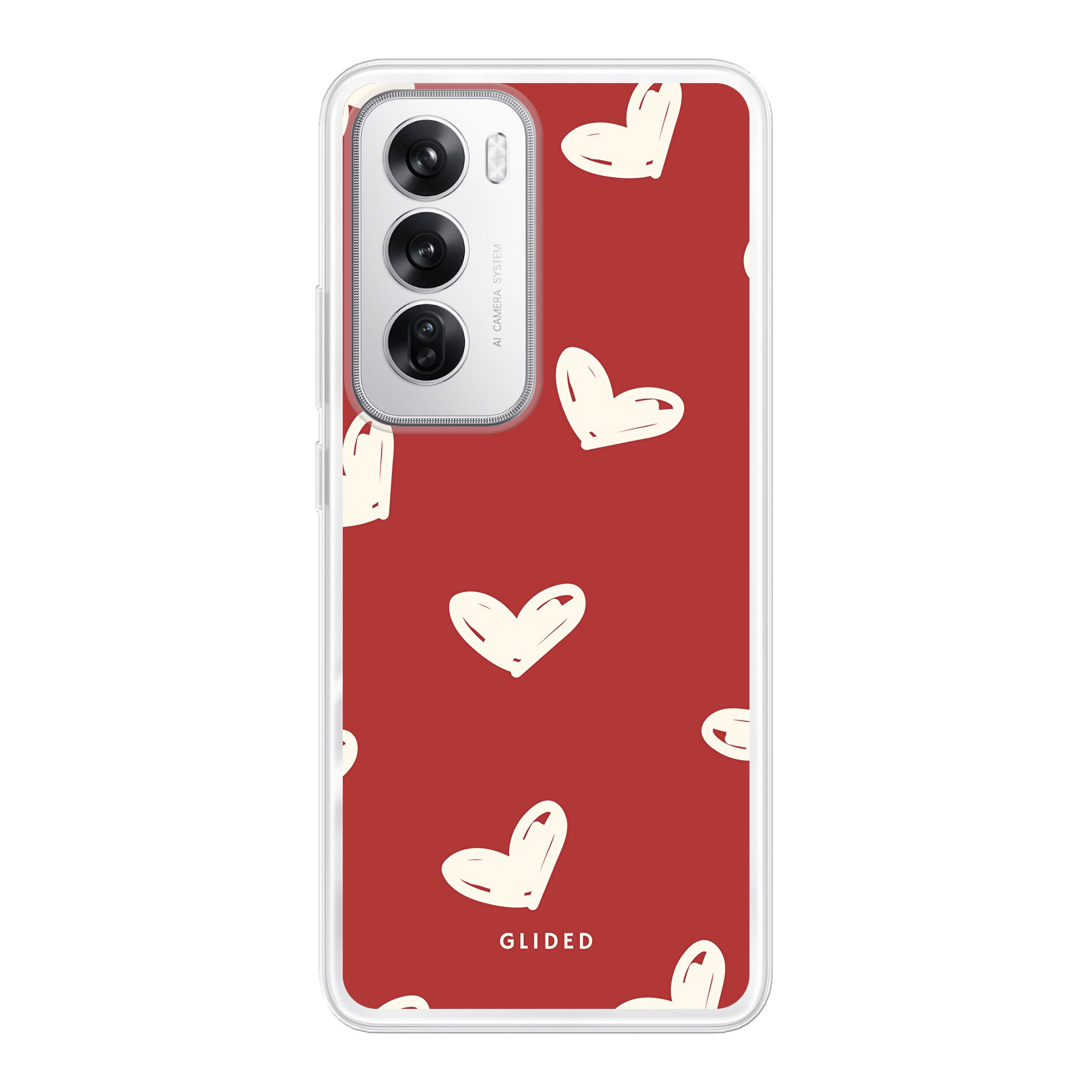 Red Love - Oppo Reno12 Handyhülle
