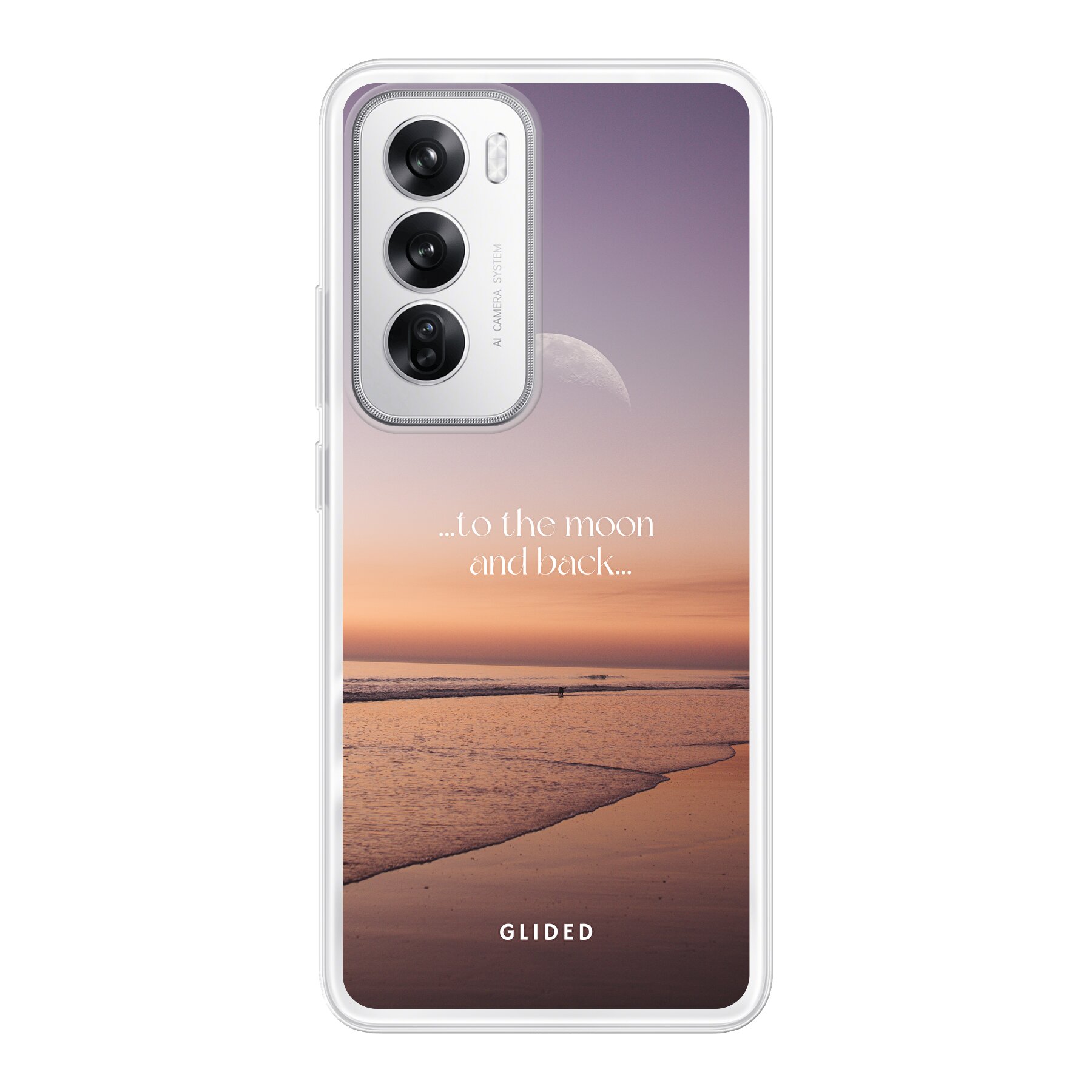 To the Moon - Oppo Reno12 Handyhülle