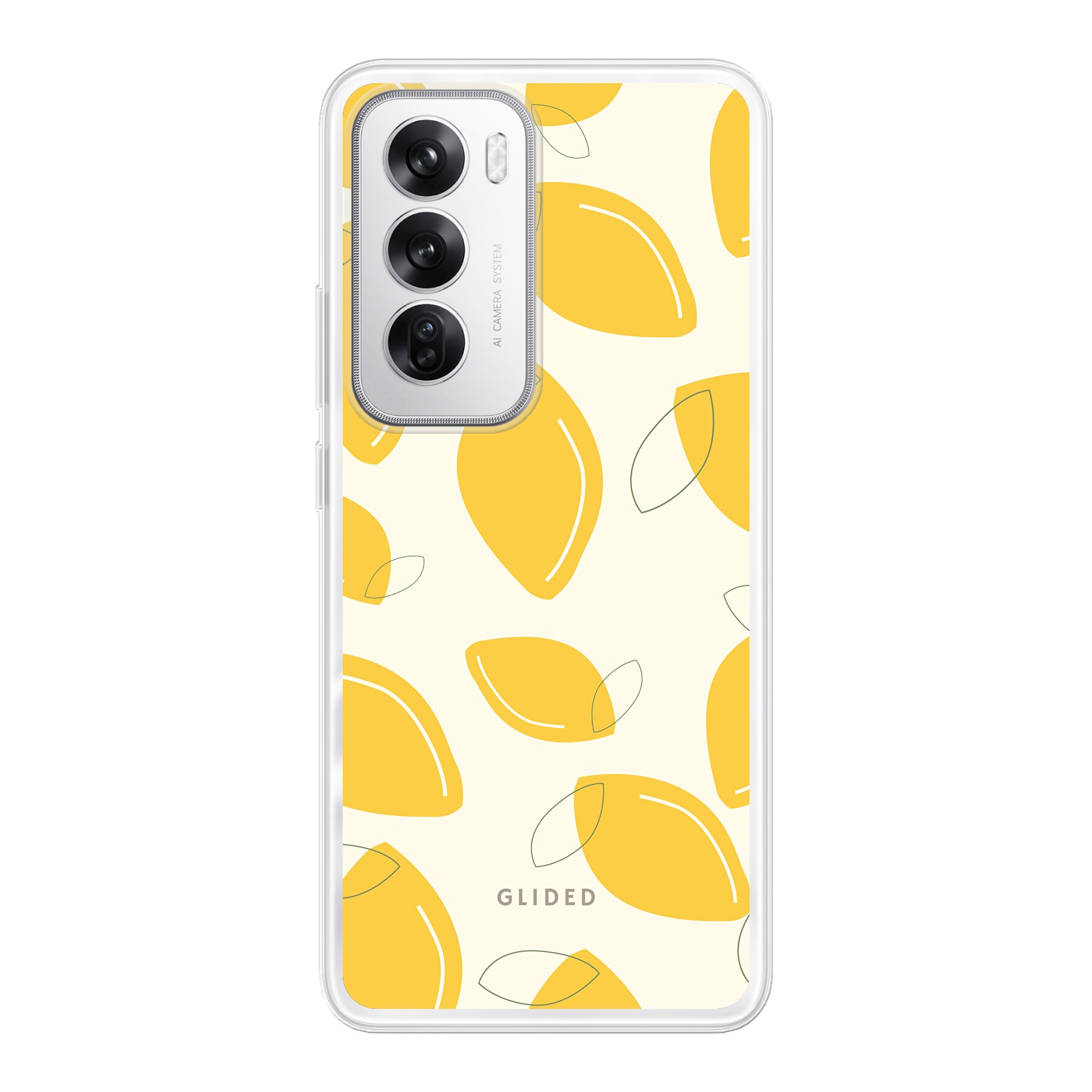 Abstract Lemon - Oppo Reno12 Handyhülle