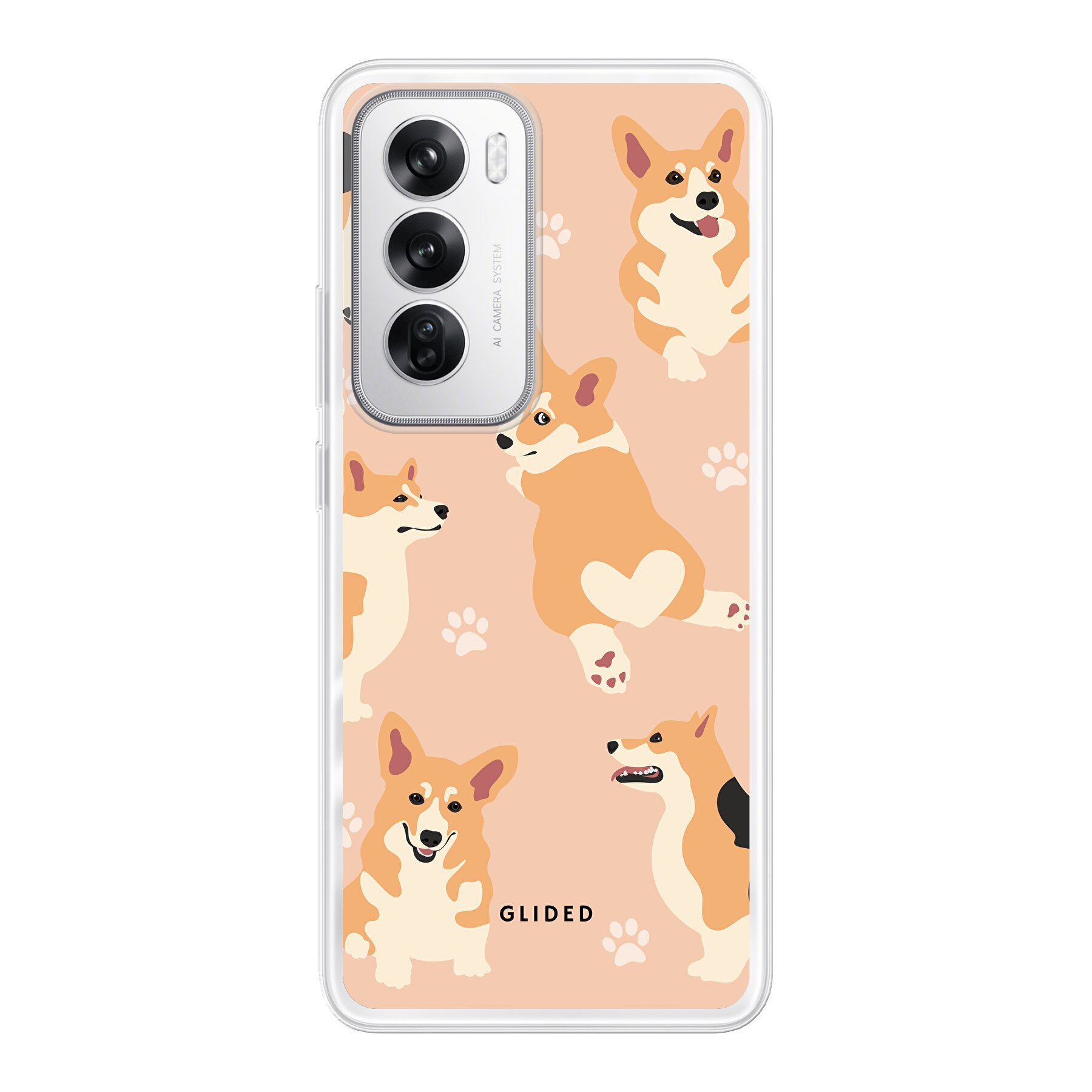 Corgi Love - Oppo Reno12 Handyhülle
