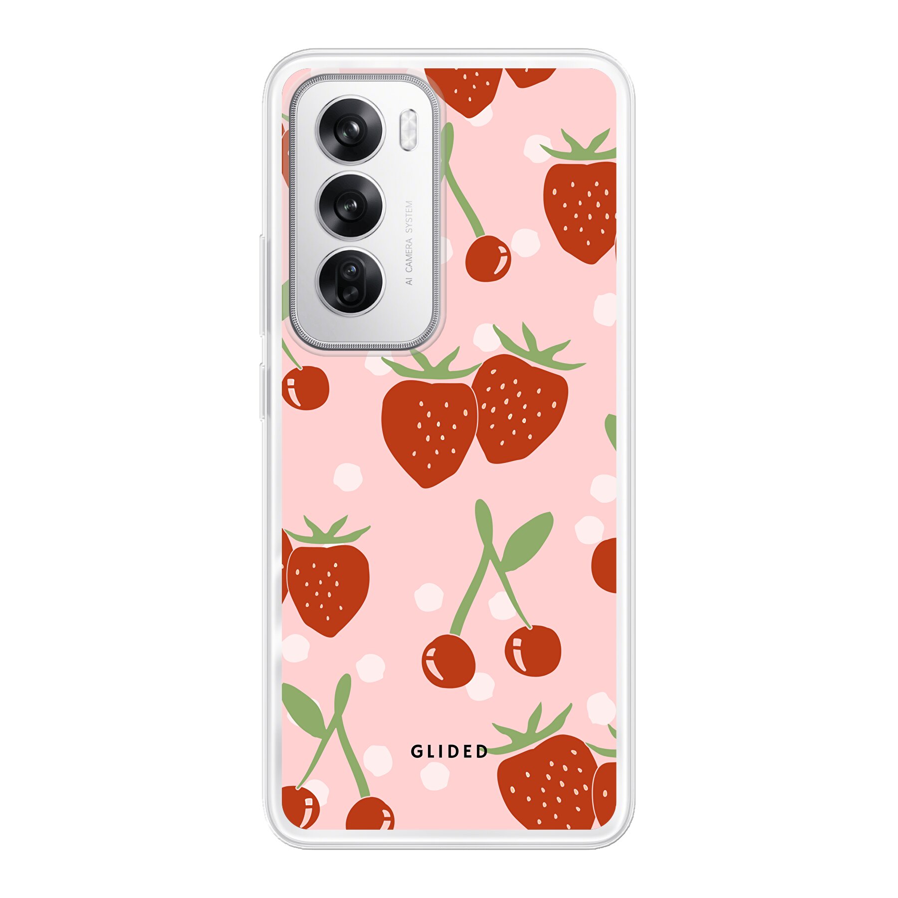 Cherry meets Strawberry - Oppo Reno12 Handyhülle