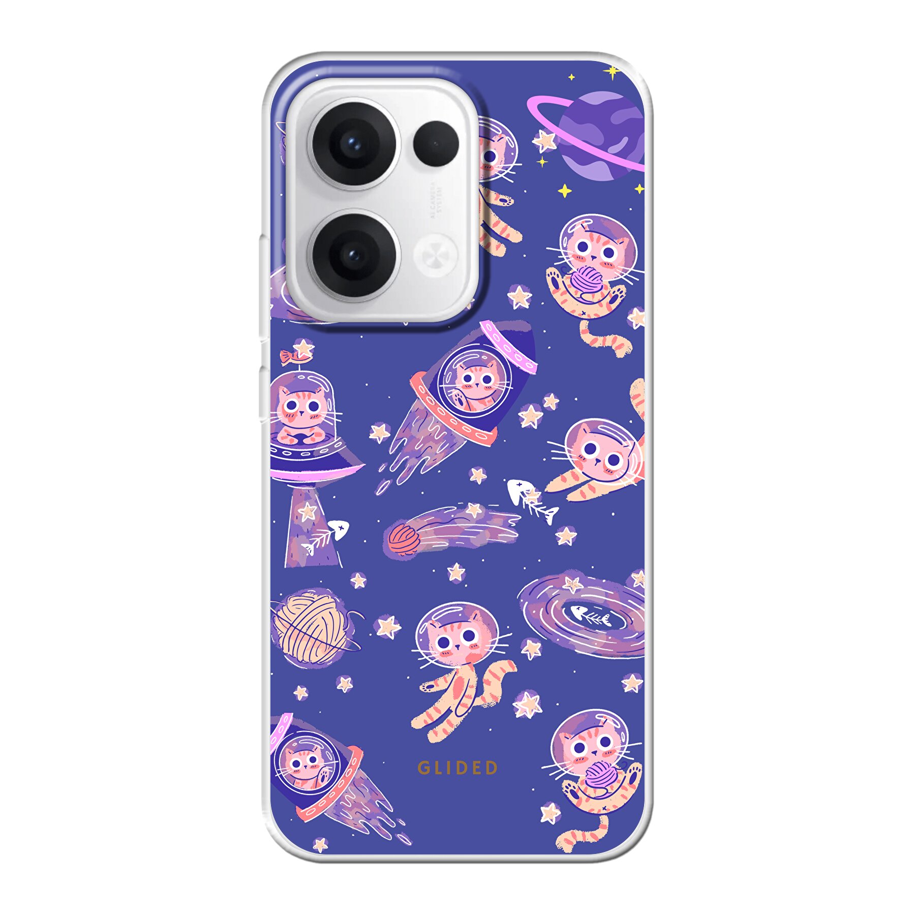 Space Cat - Oppo Reno13 Handyhülle
