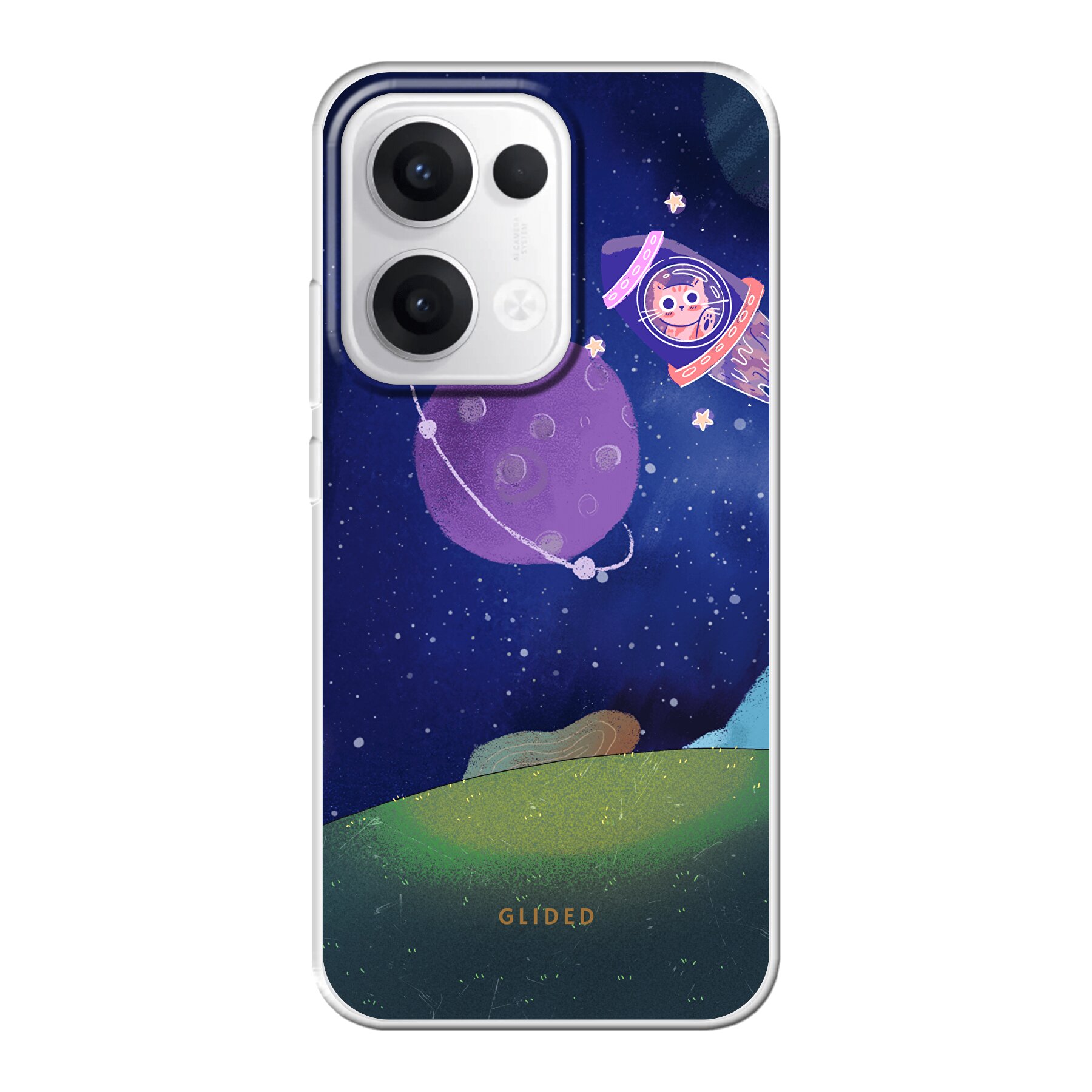 Galaxy Cat - Oppo Reno13 Handyhülle