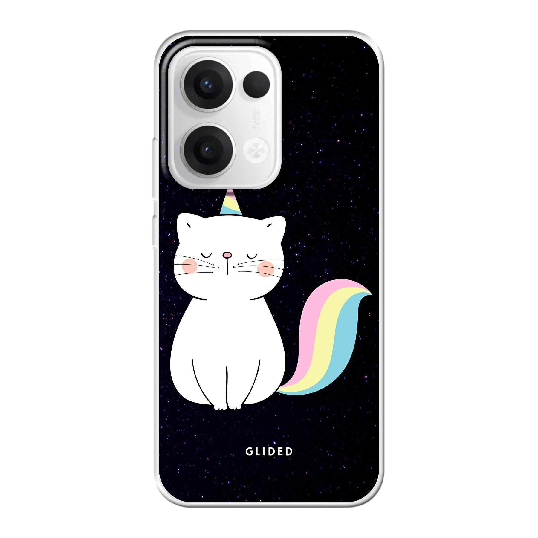Unicorn Cat - Oppo Reno13 Handyhülle