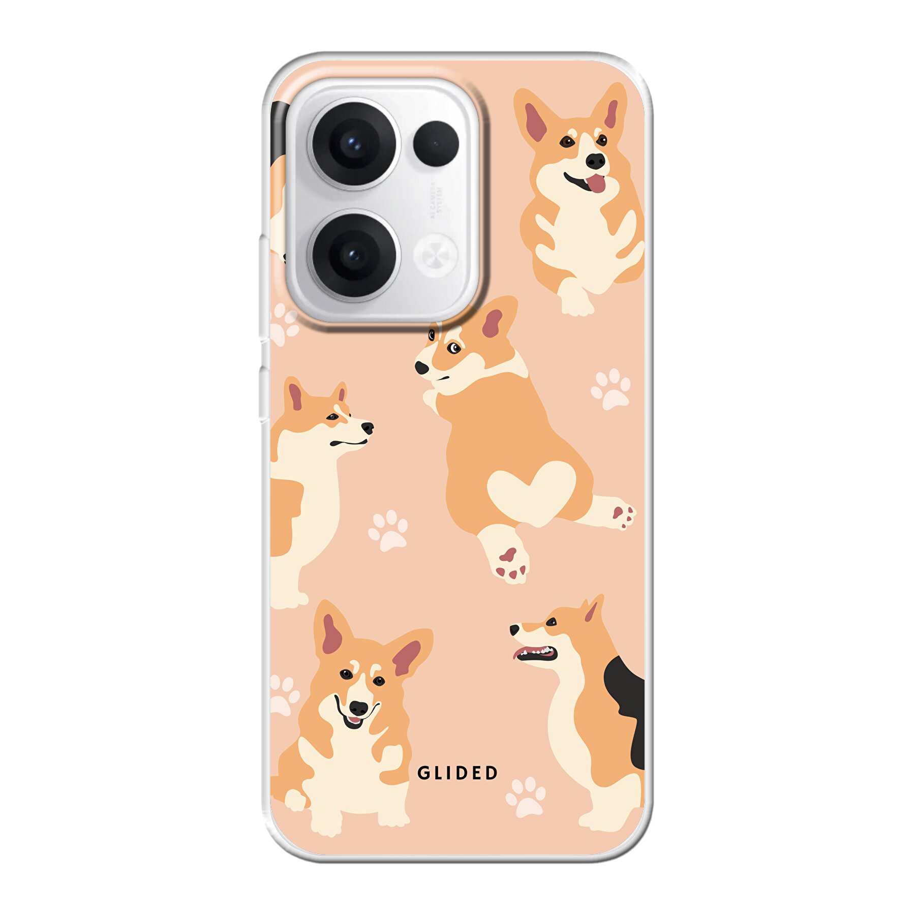 Corgi Love - Oppo Reno13 Handyhülle