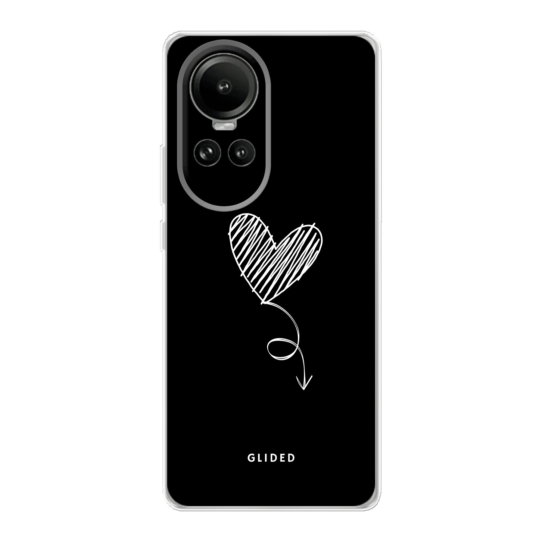 Dark Heart - Oppo Reno 10 Handyhülle