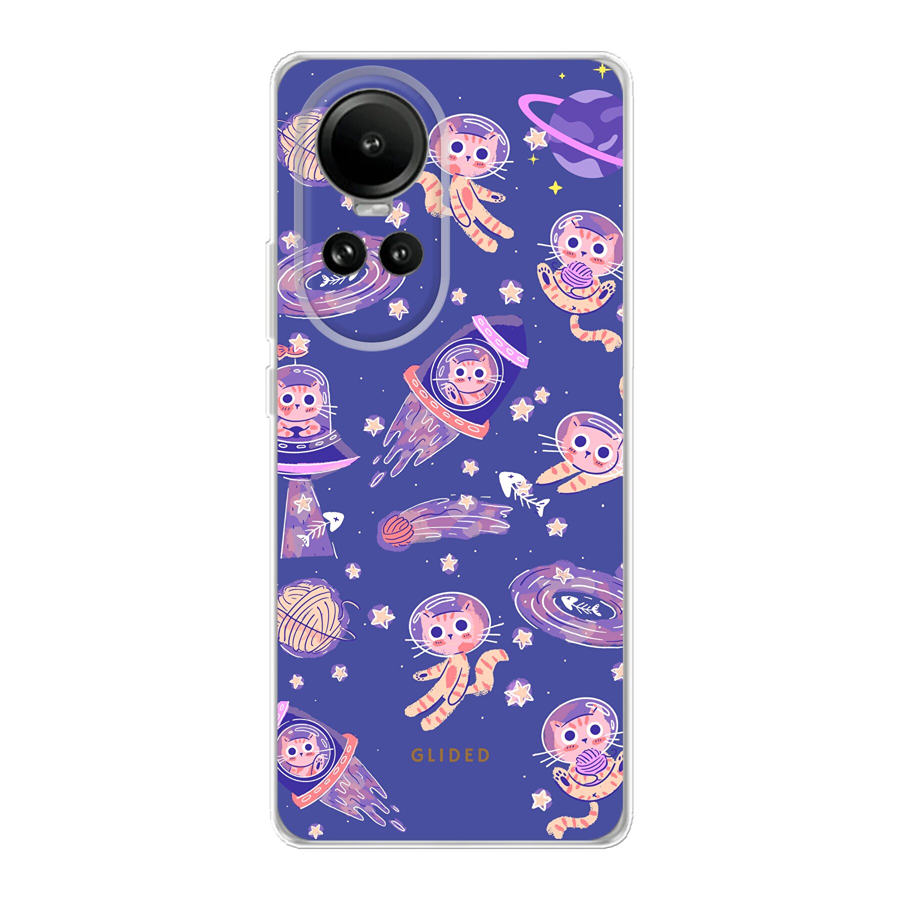 Space Cat - Oppo Reno 10 Handyhülle