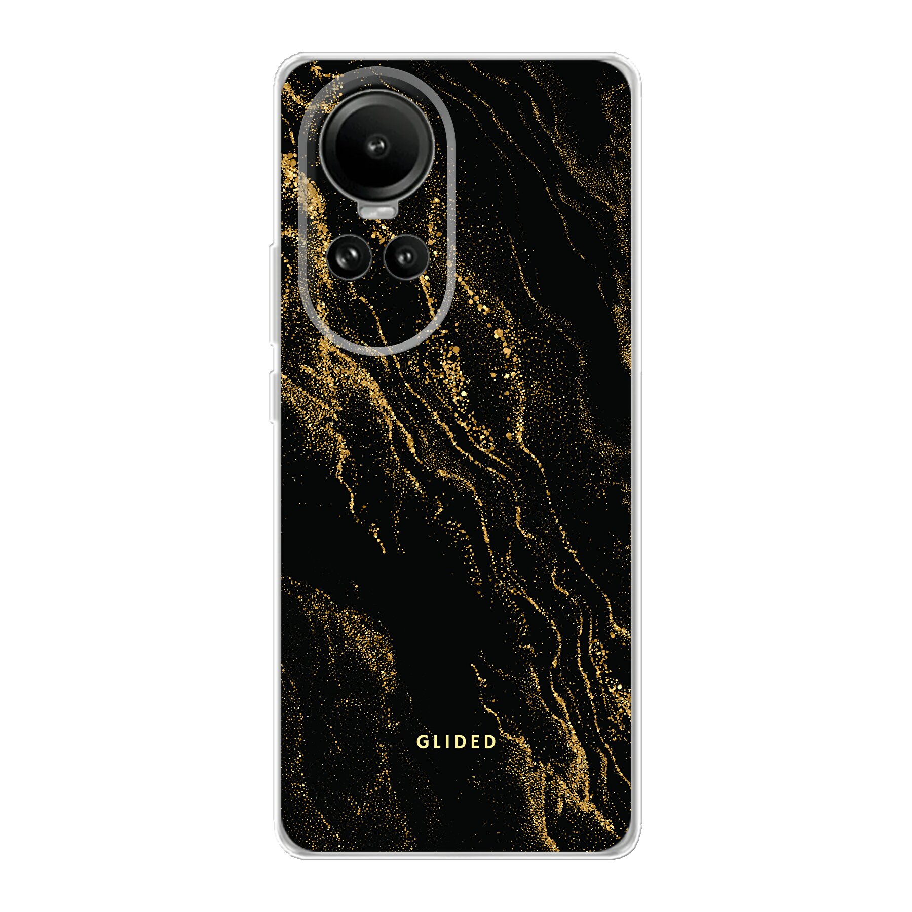 Black Marble - Oppo Reno 10 Handyhülle