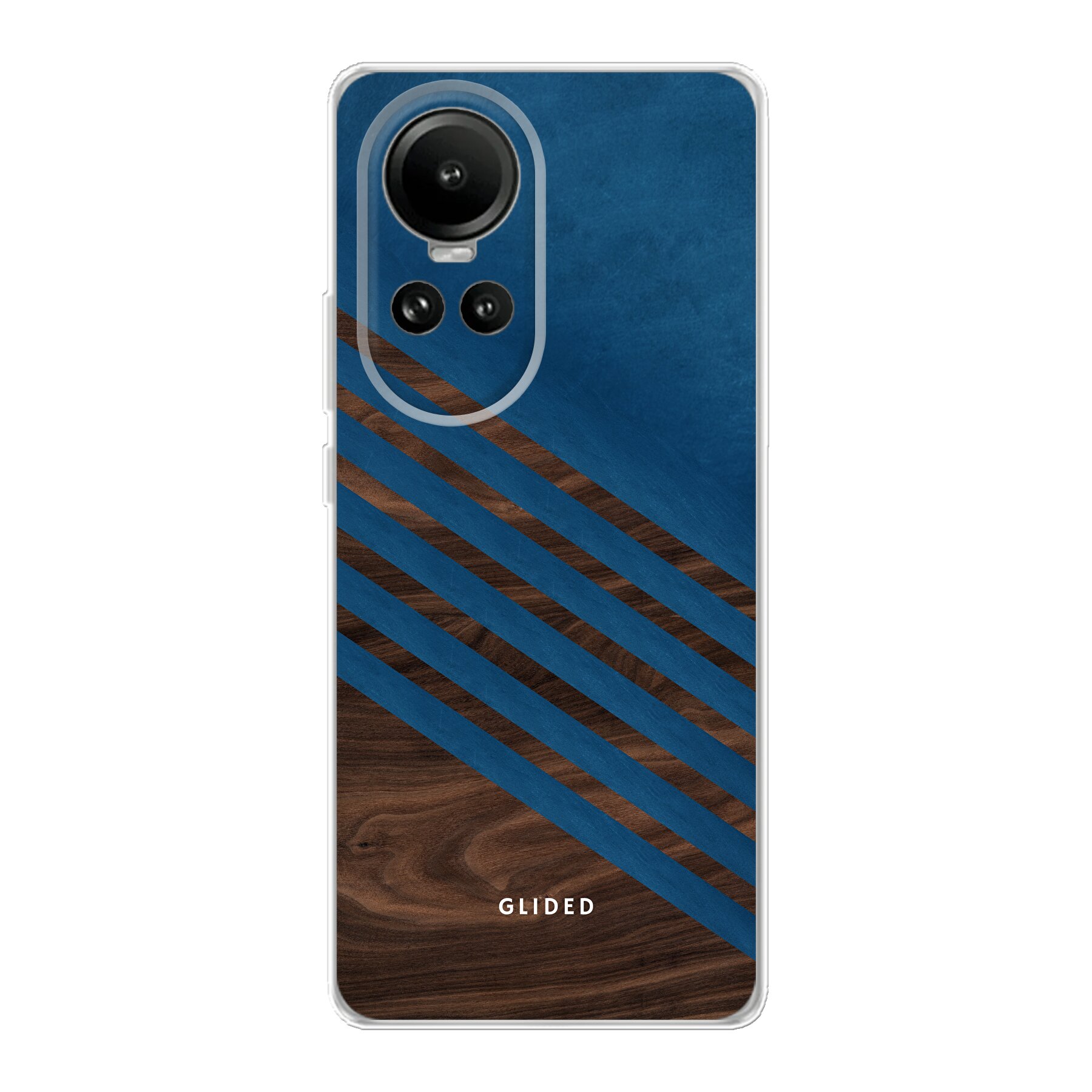 Blue Wood - Oppo Reno 10 Handyhülle