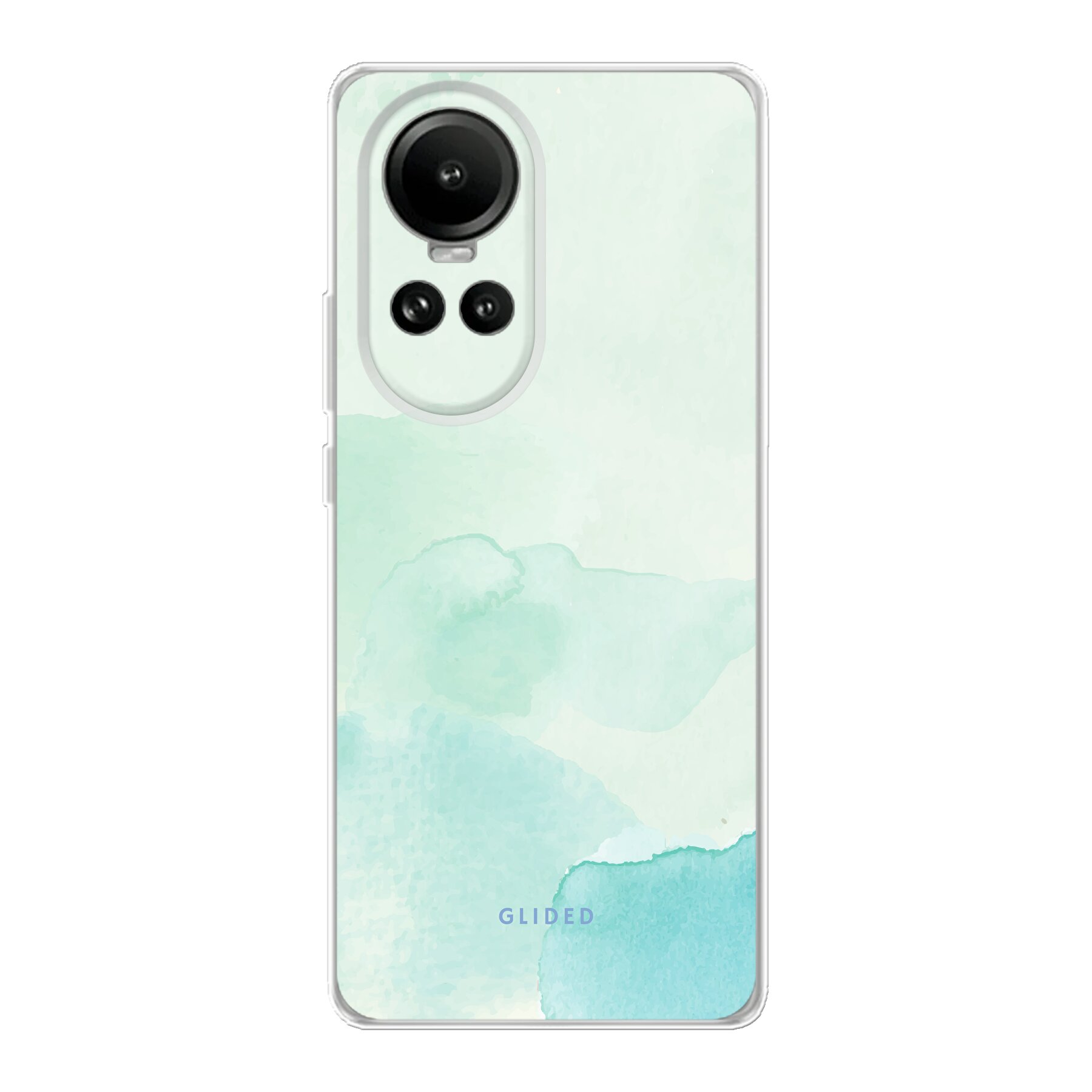 Turquoise Art - Oppo Reno 10 Handyhülle