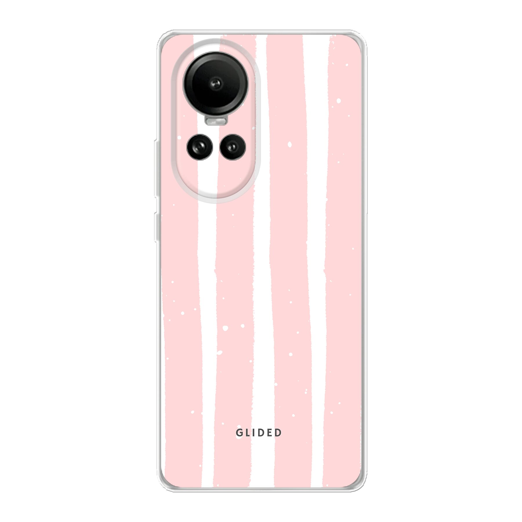 Pink Stripes - Oppo Reno 10 Handyhülle