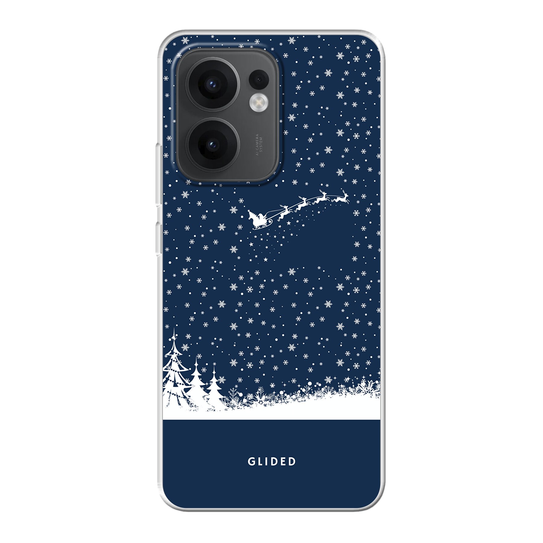 Flying Santa - Oppo Reno13 F Handyhülle