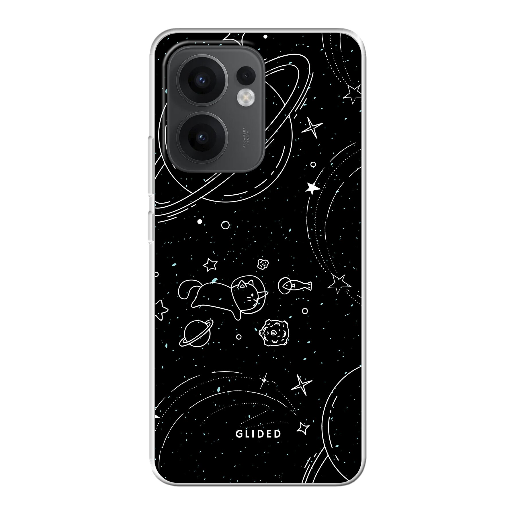 Cosmic Cat - Oppo Reno13 F Handyhülle