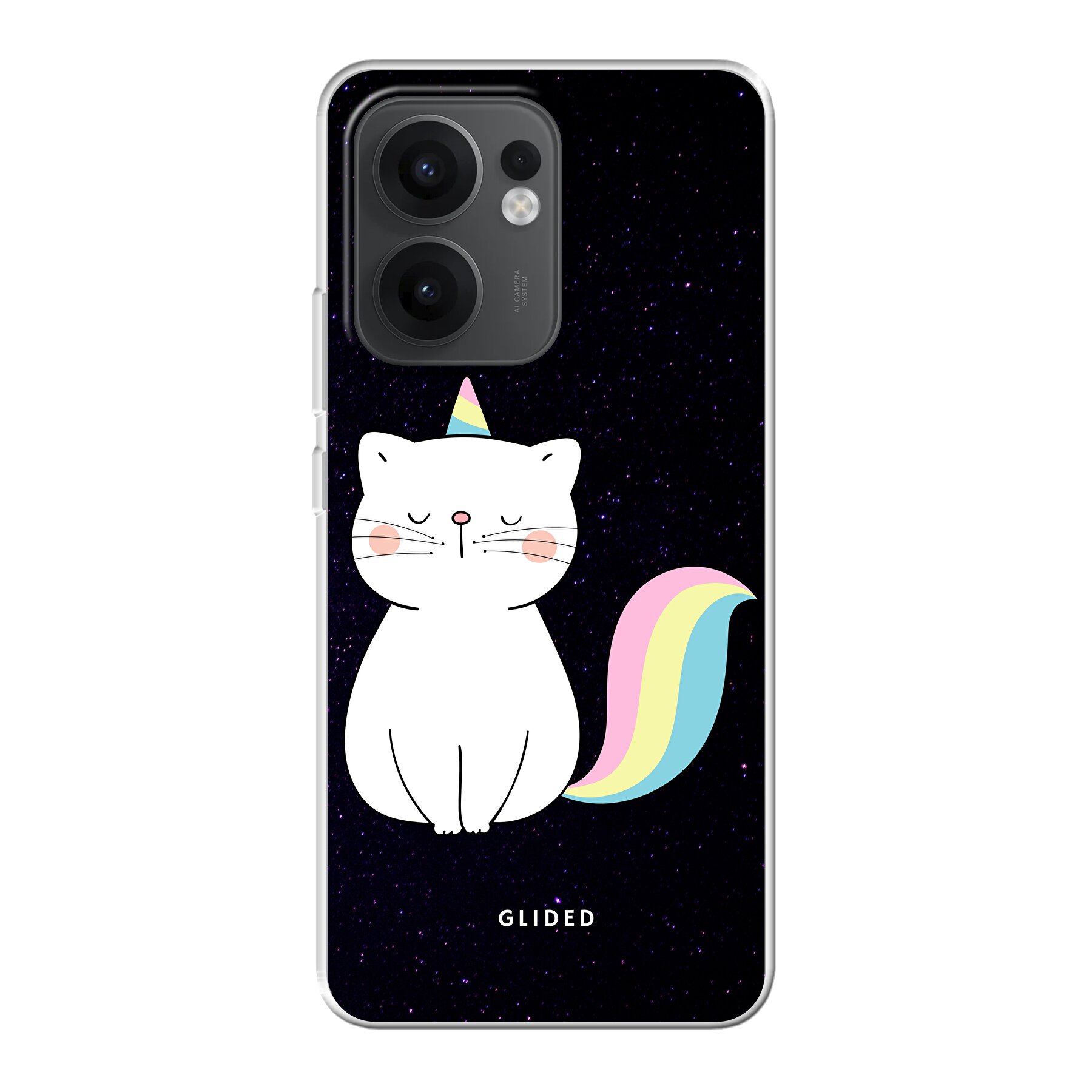 Unicorn Cat - Oppo Reno13 F Handyhülle