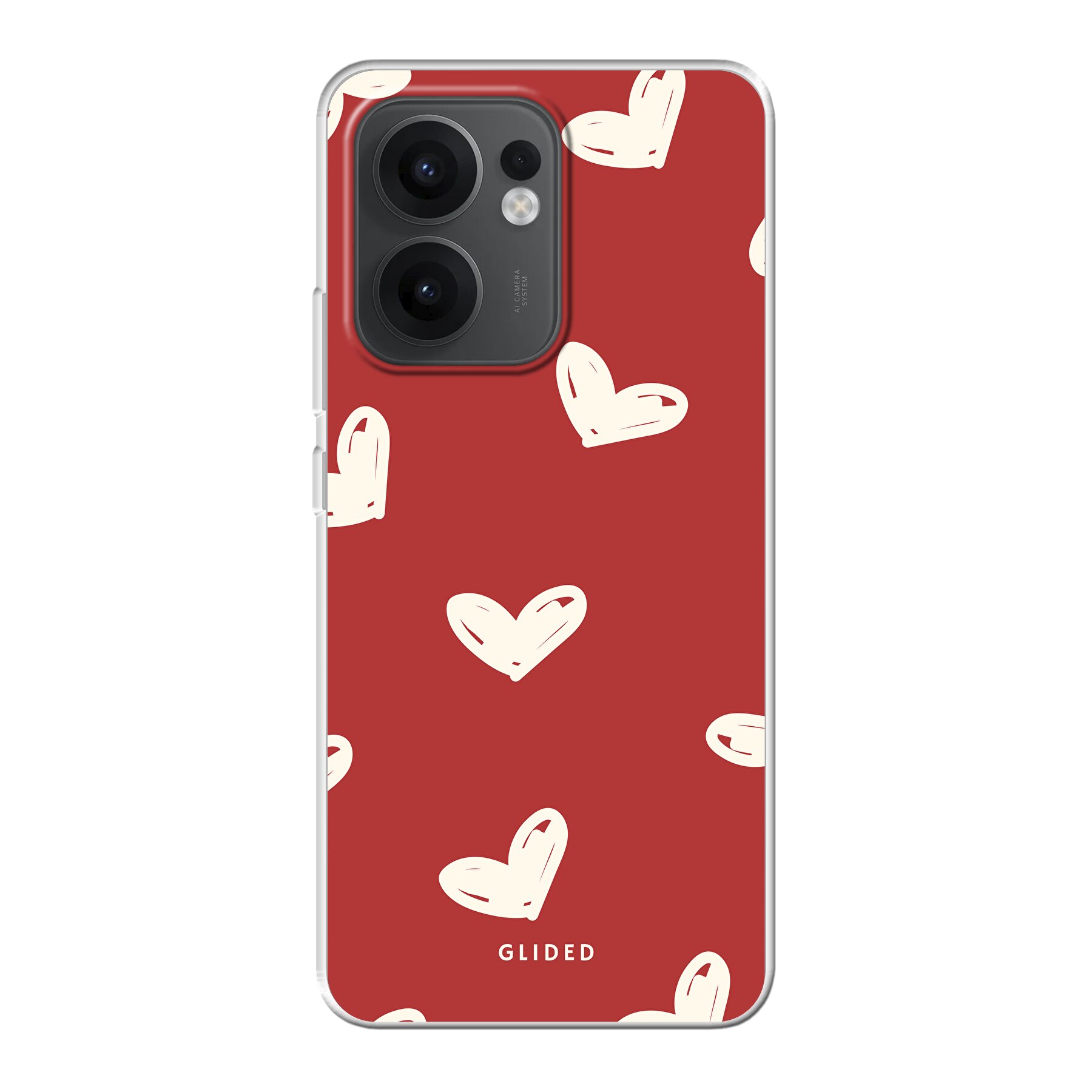 Red Love - Oppo Reno13 F Handyhülle