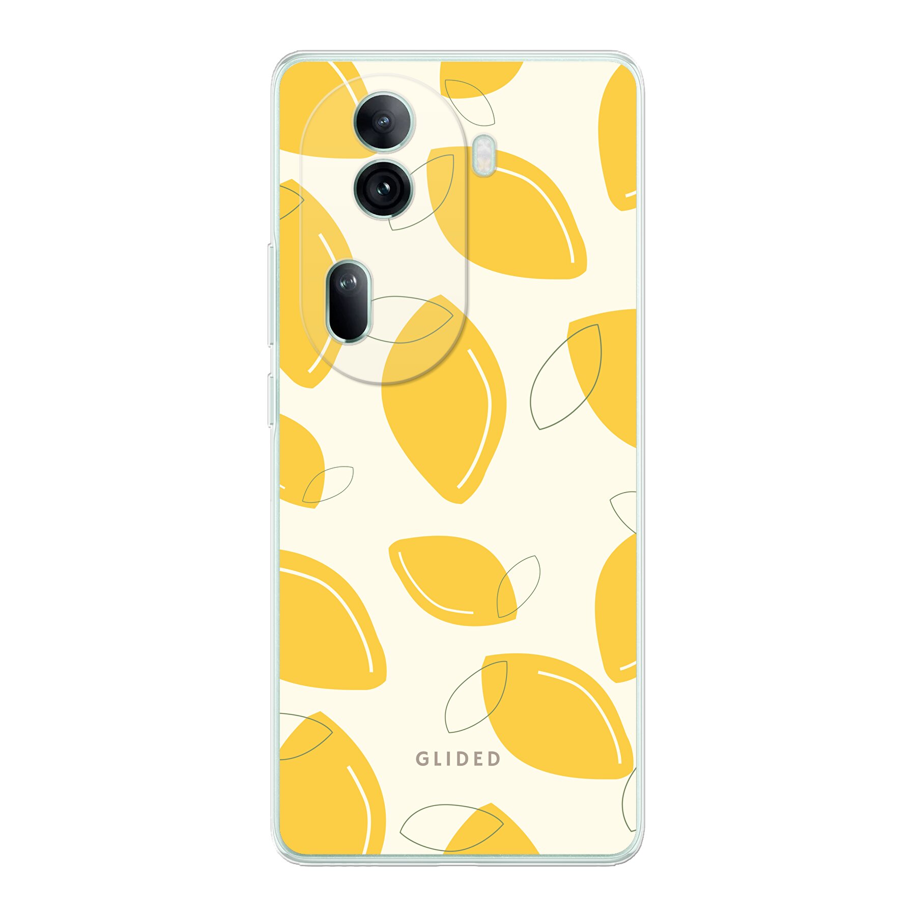Abstract Lemon - Oppo Reno 11 Pro Handyhülle