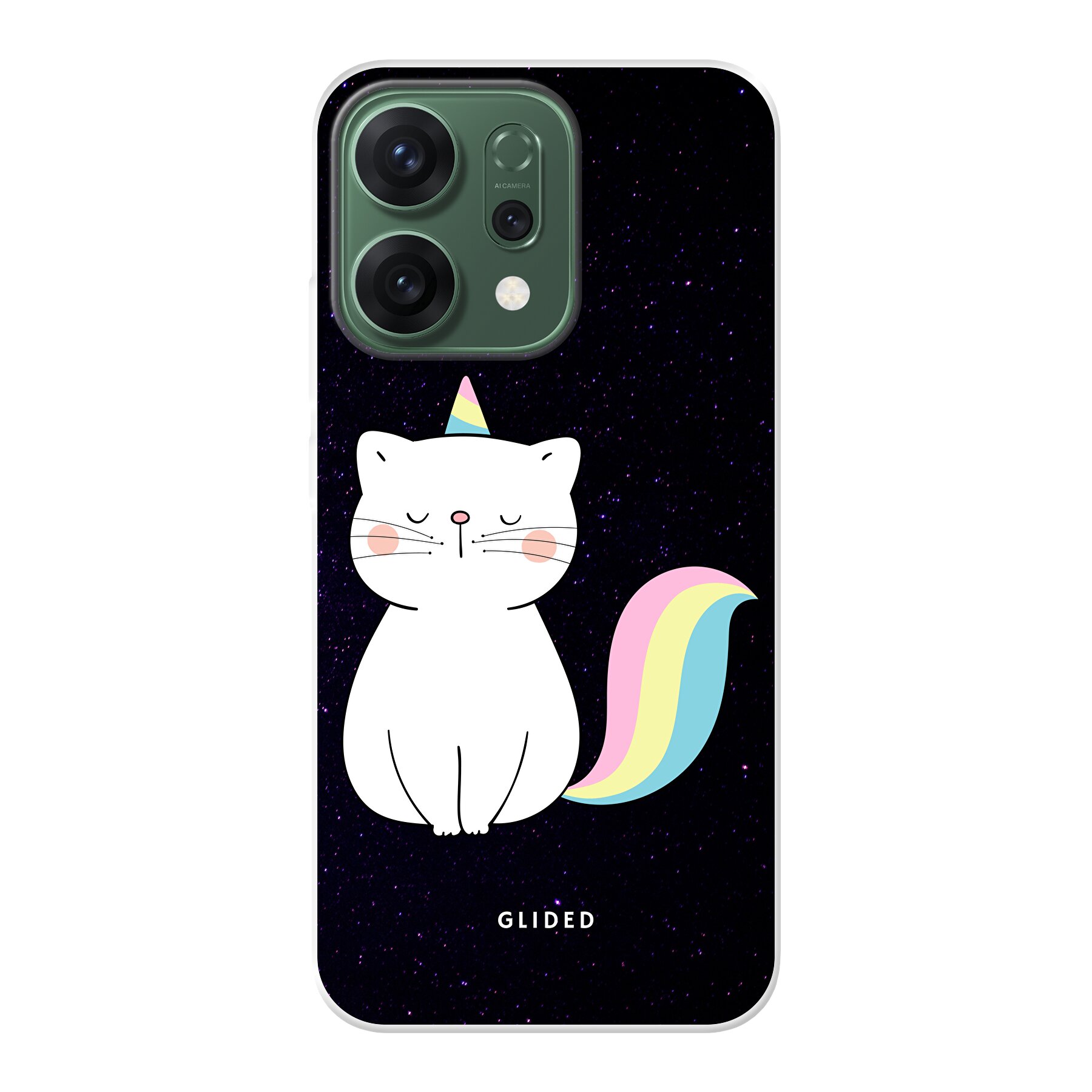 Unicorn Cat - Oppo Reno14 Handyhülle