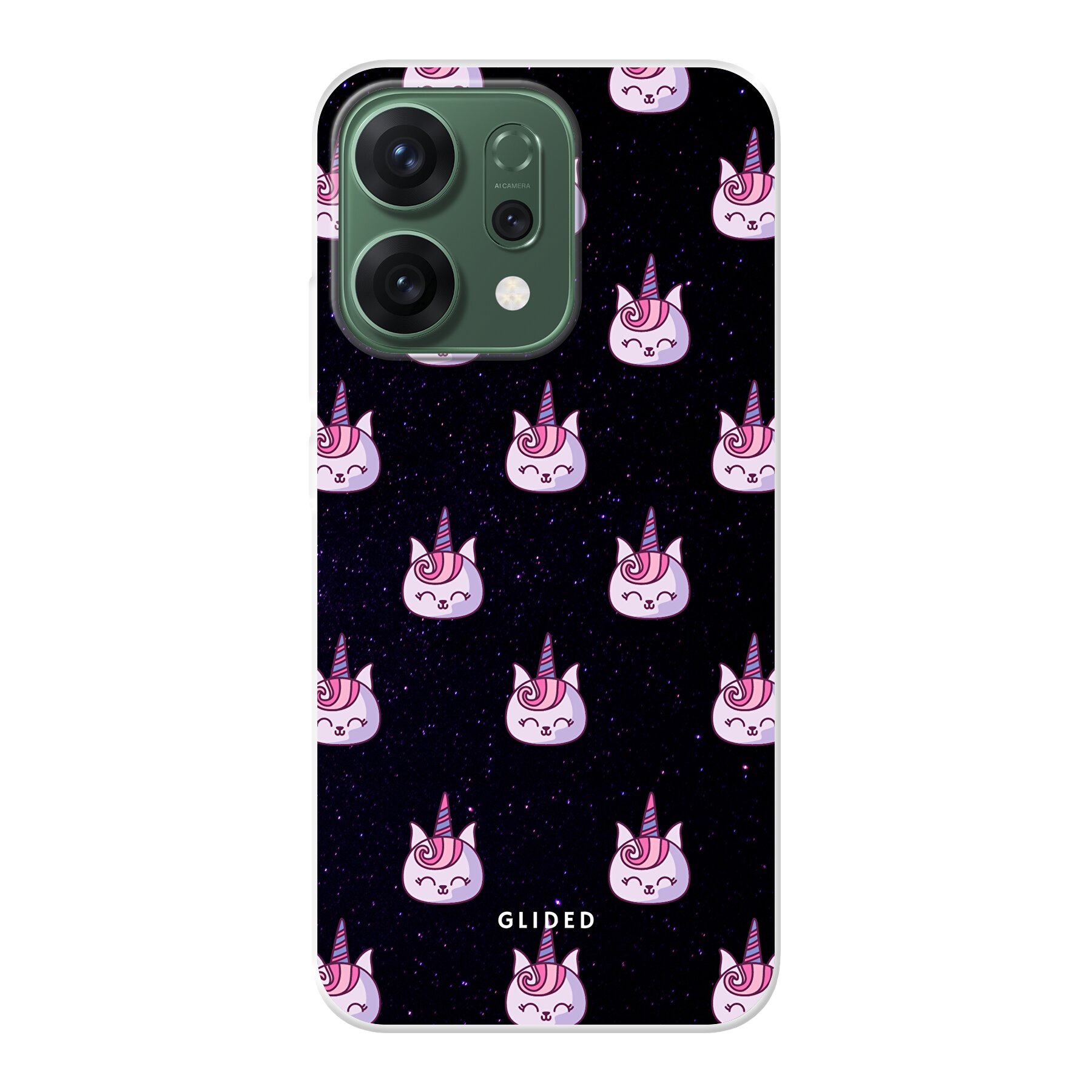 Unicorn Meow - Oppo Reno14 Handyhülle