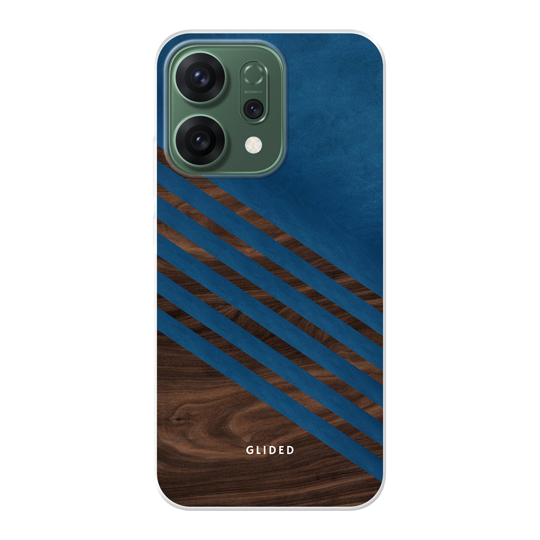 Blue Wood - Oppo Reno14 Handyhülle