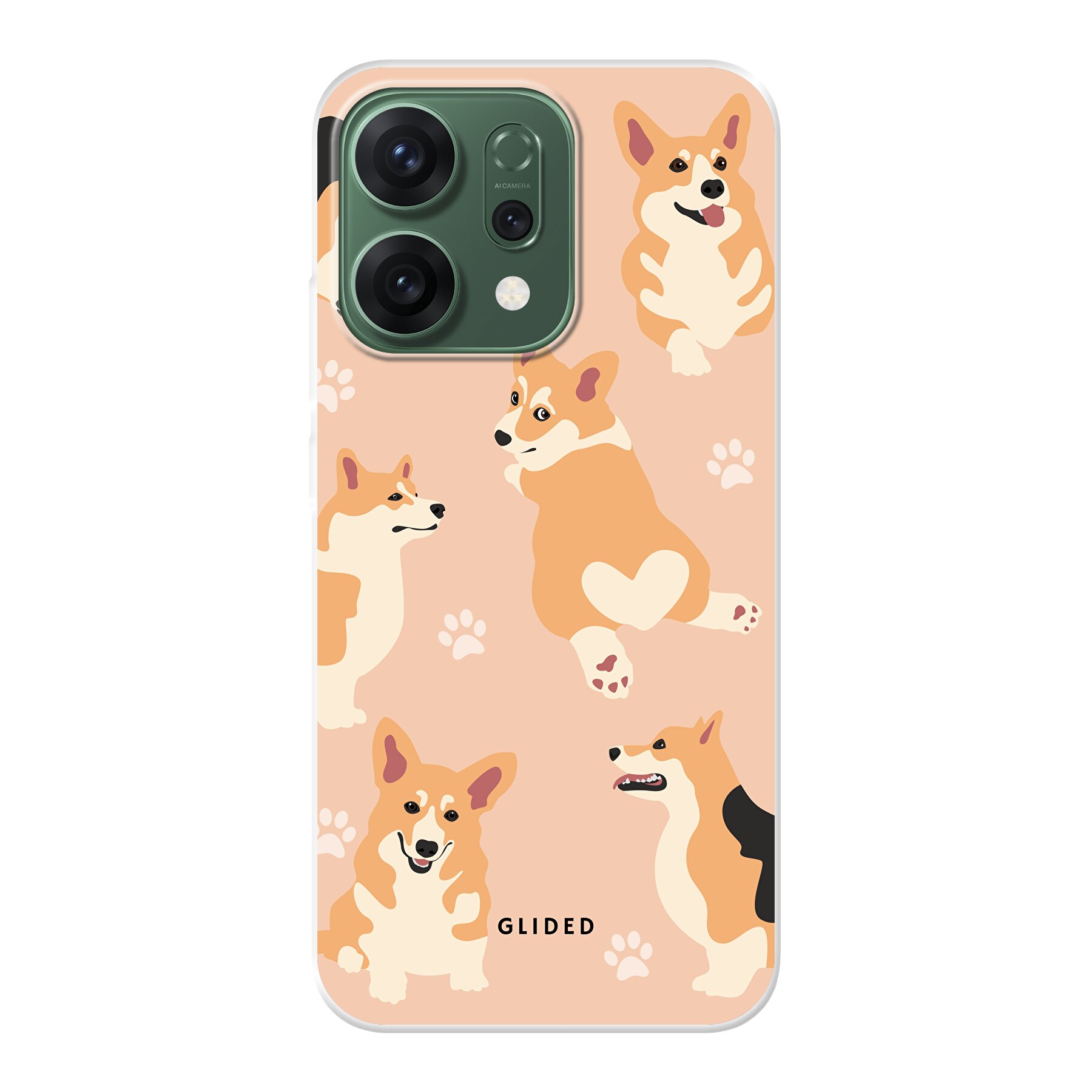 Corgi Love - Oppo Reno14 Handyhülle
