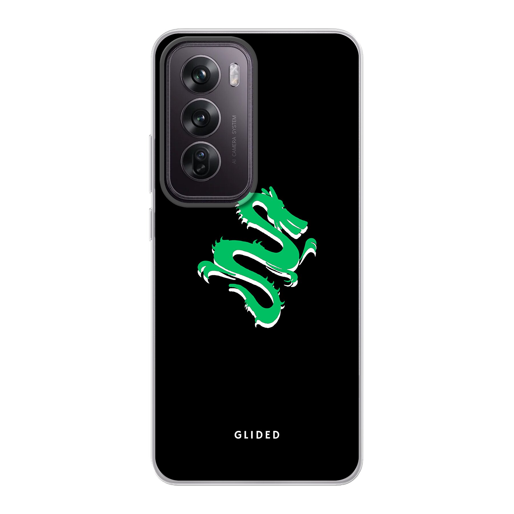 Emerald Dragon - Oppo Reno12 Pro Handyhülle