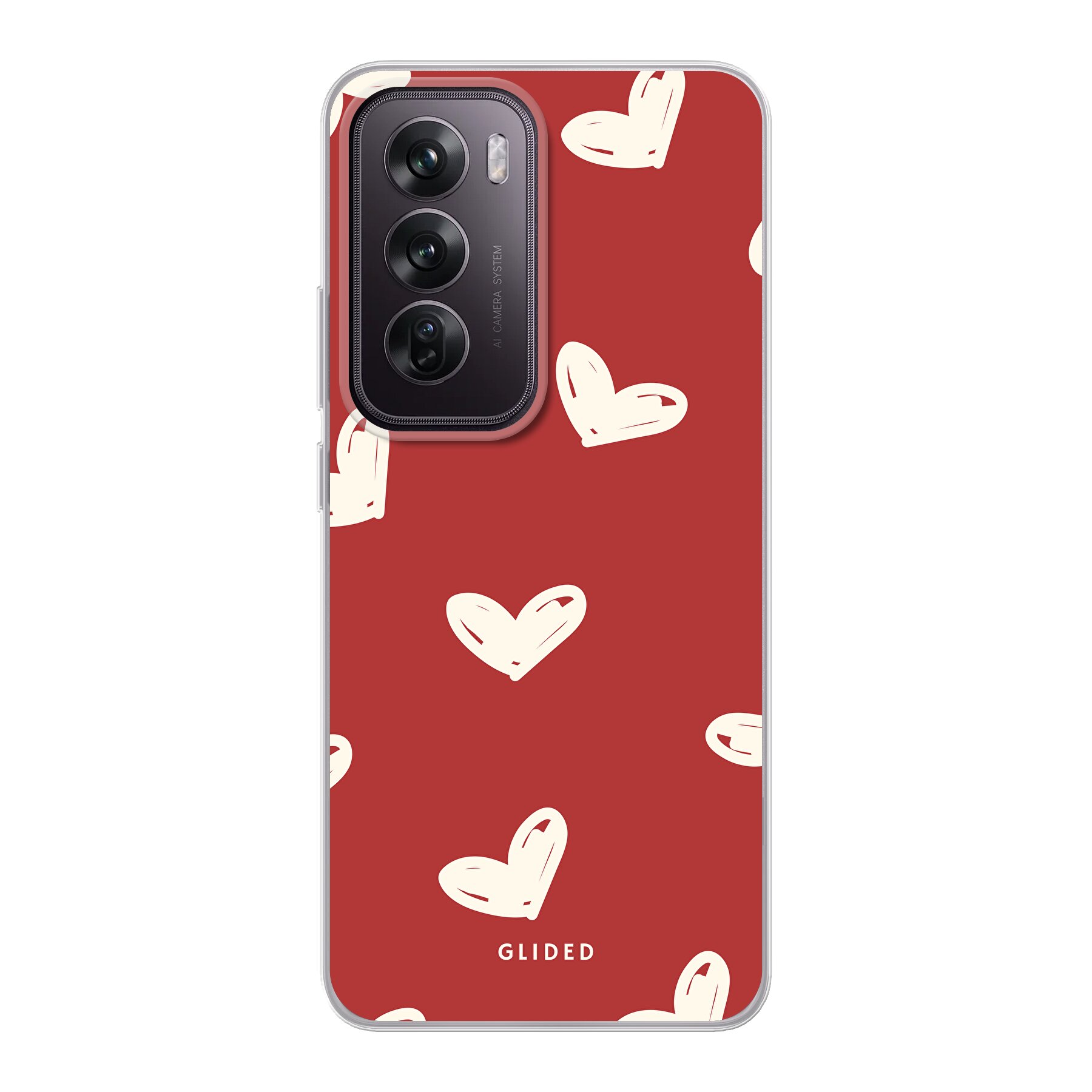Red Love - Oppo Reno12 Pro Handyhülle